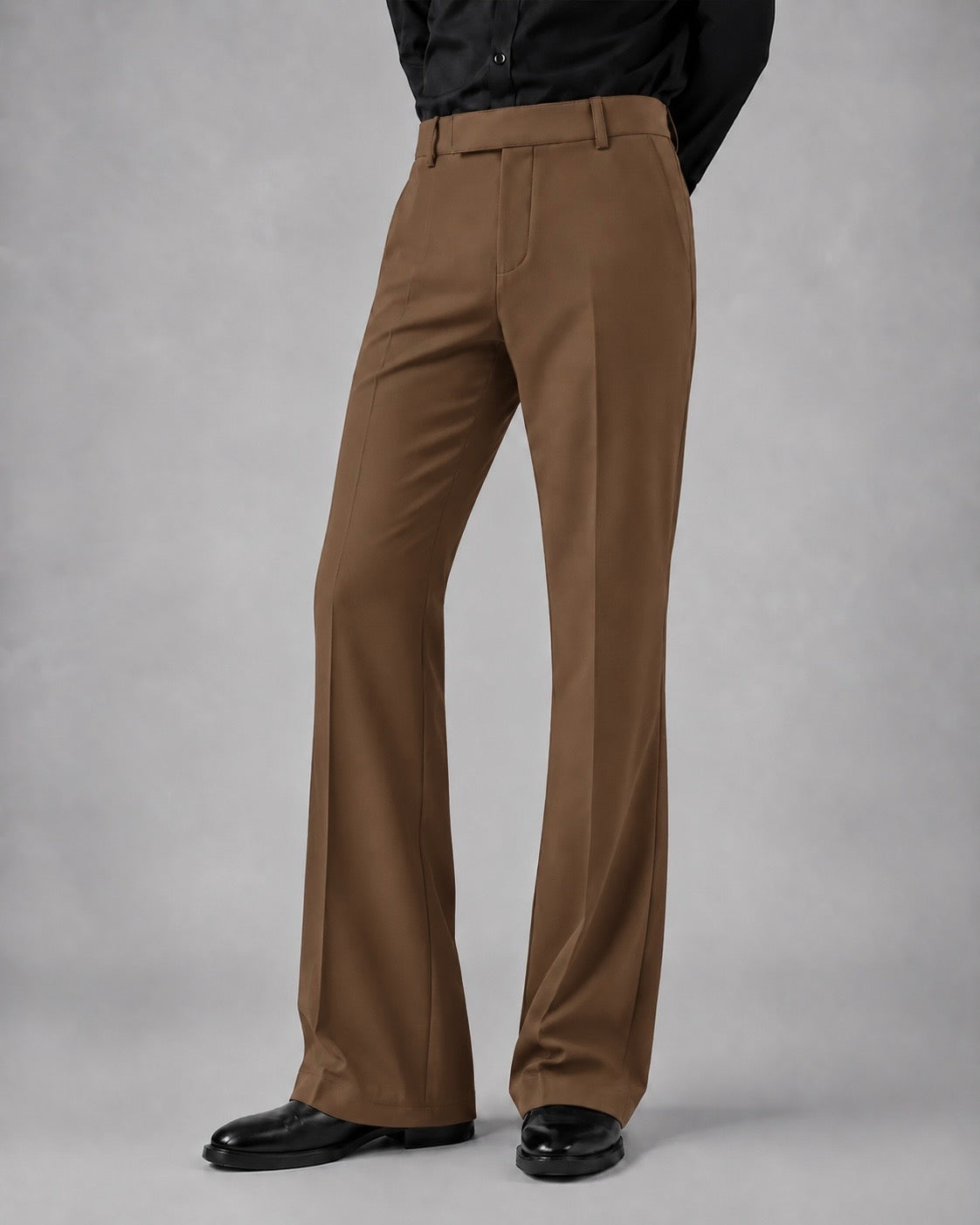 LIGHT BROWN BOOTCUT PANTS