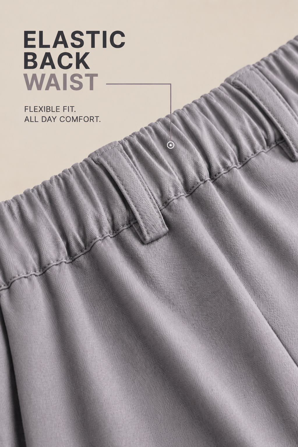ASH GREY GURKHA PANTS