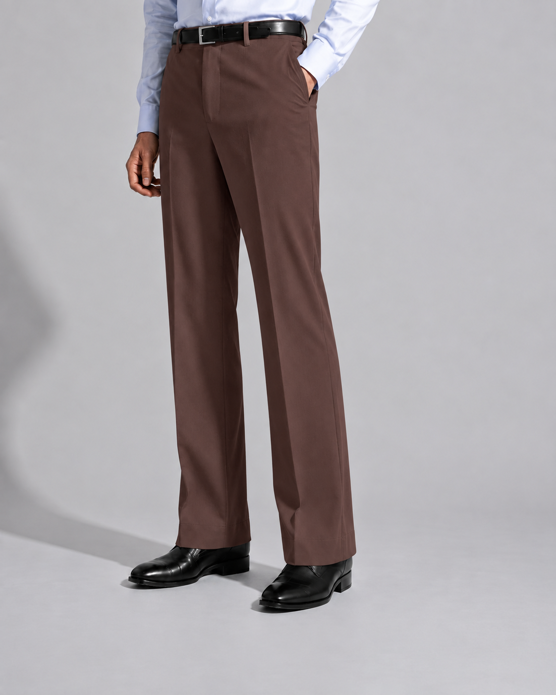 RUST BROWN PARALLEL PANTS