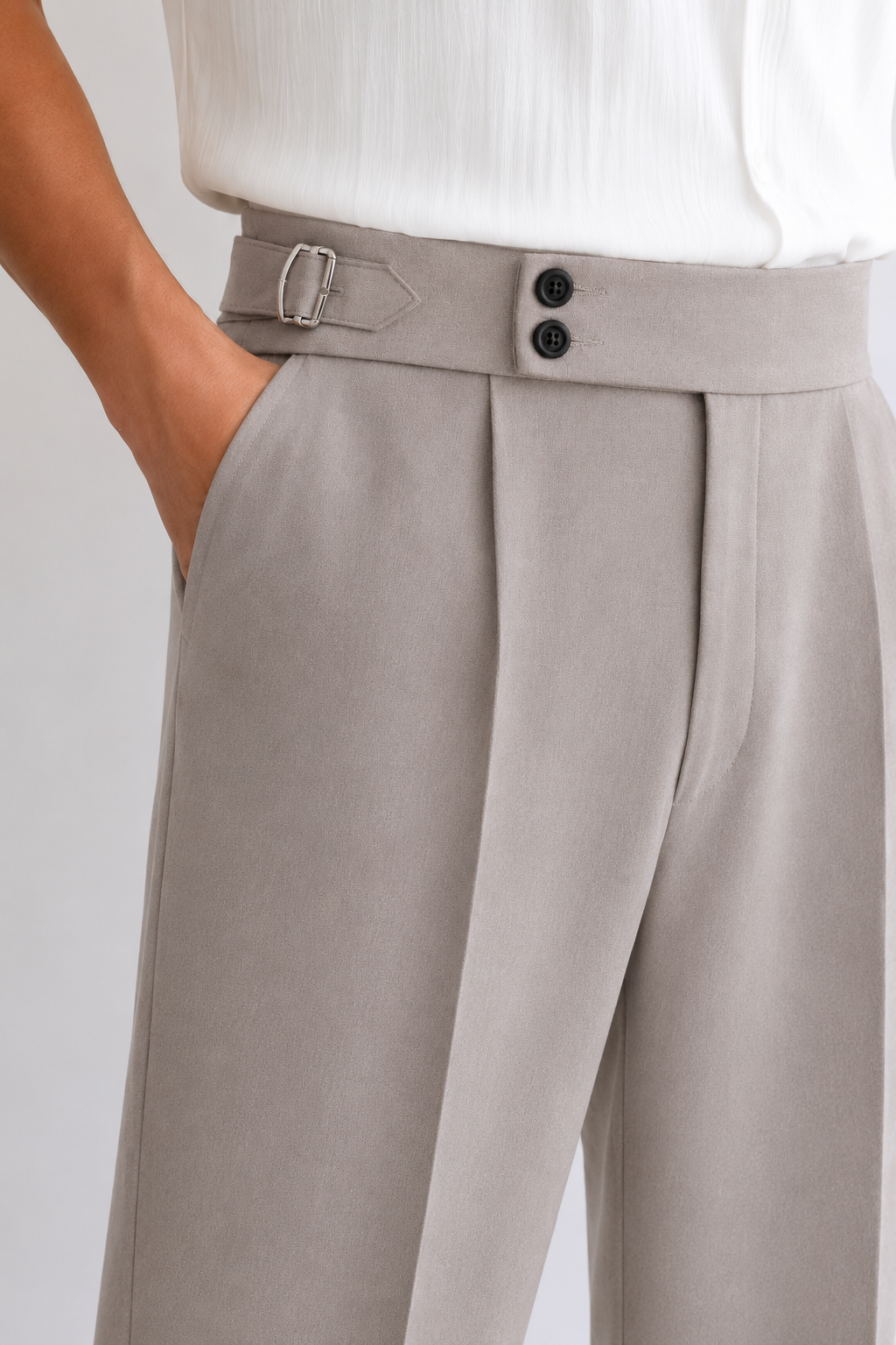 PIGEON GREY SPANISH PANTS