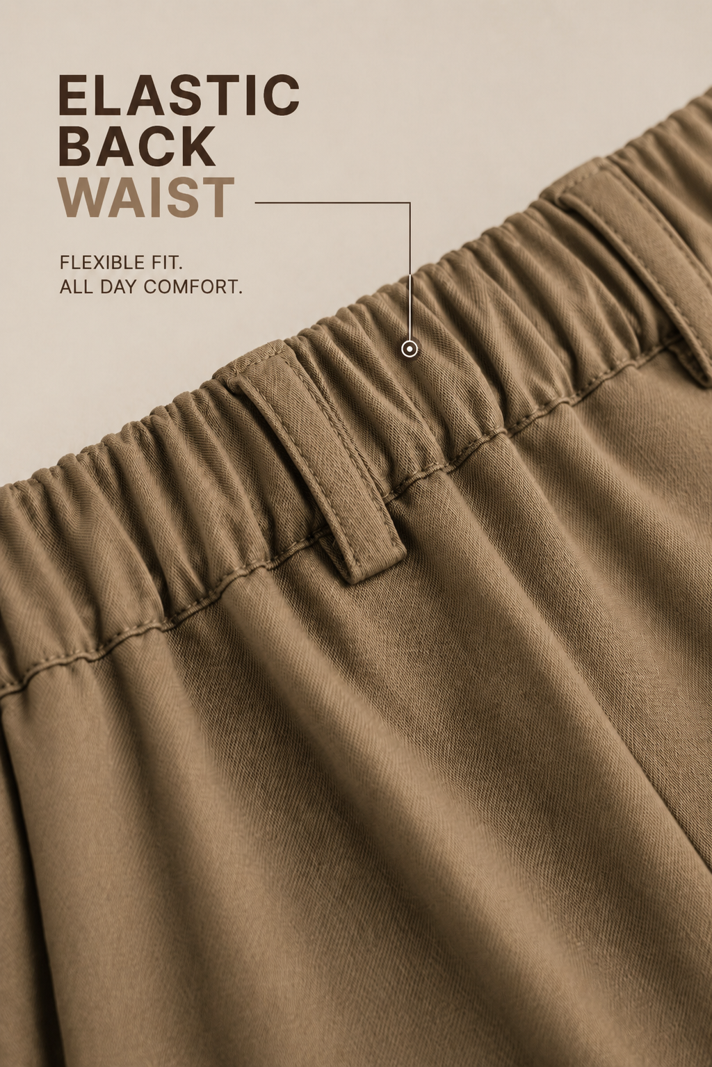 CAMEL BROWN GURKHA PANTS