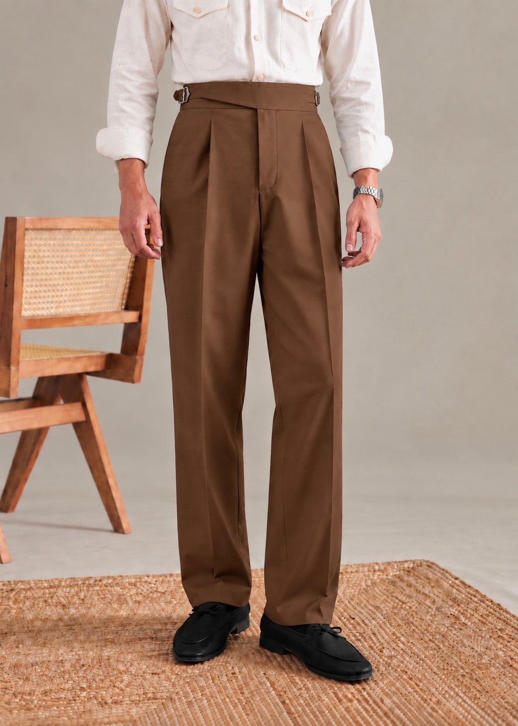 BROWN ITALIAN PANTS