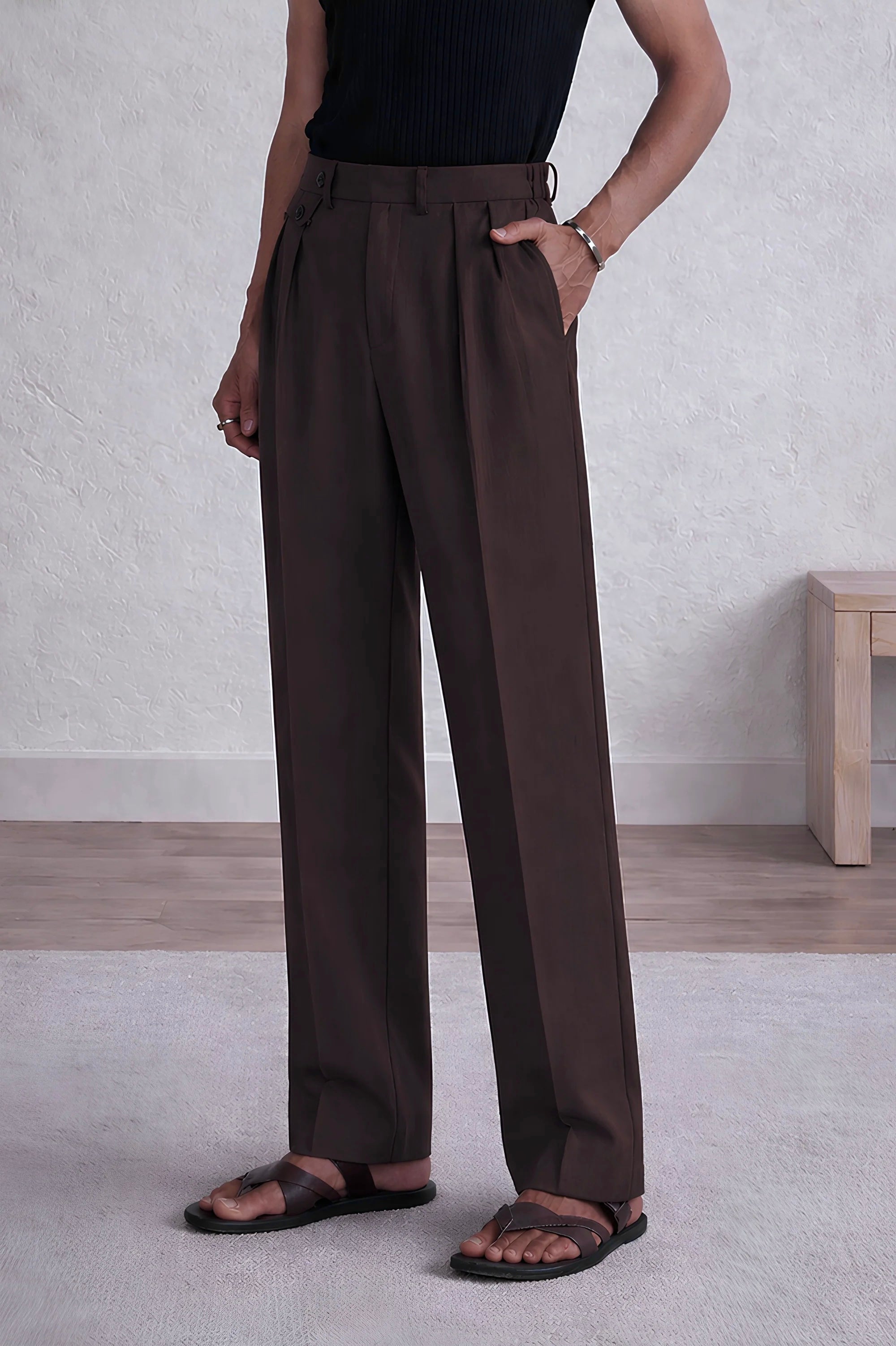 COFFEE BROWN GURKHA PANTS