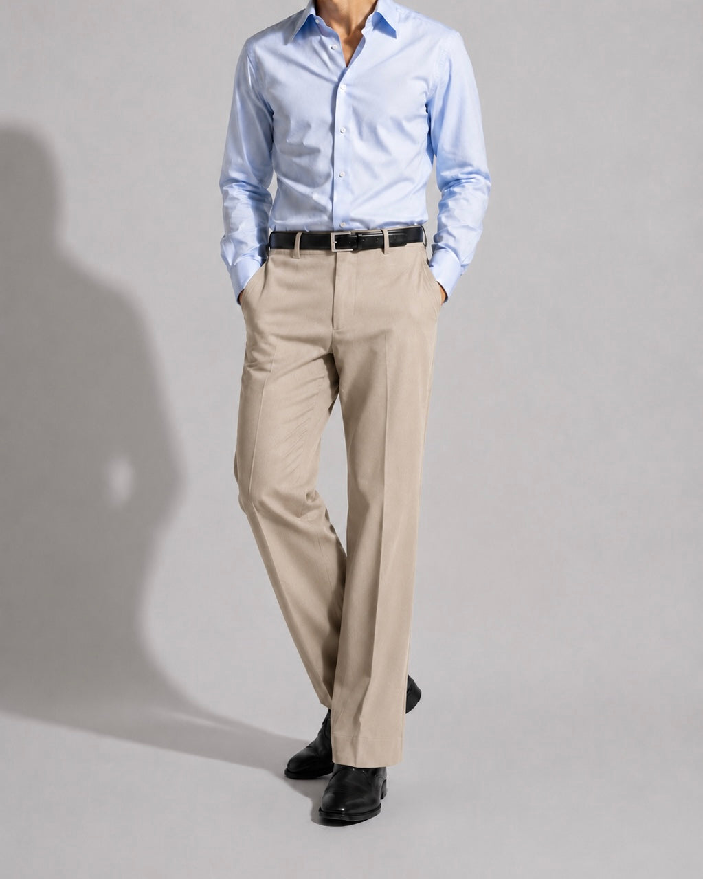 BEIGE PARALLEL PANTS