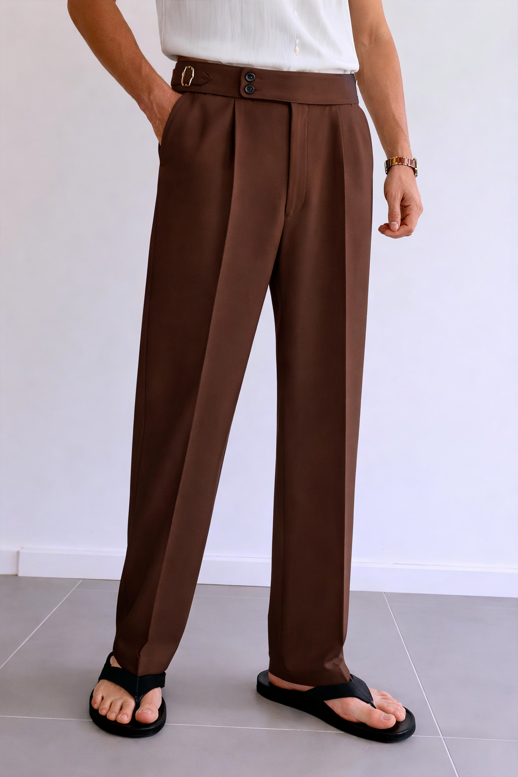 BROWN SPANISH PANTS
