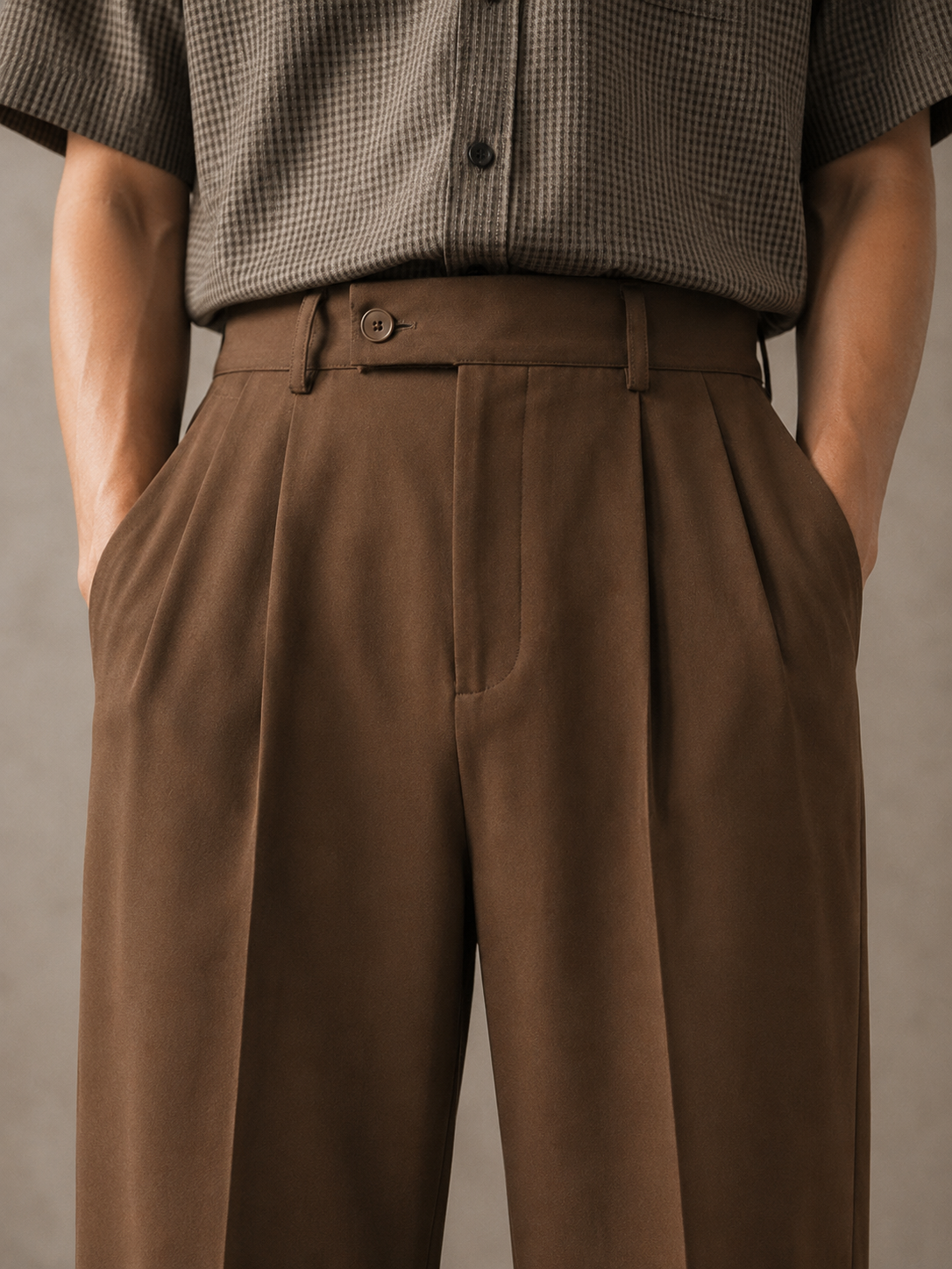 LIGHT BROWN GRAVITY PANTS