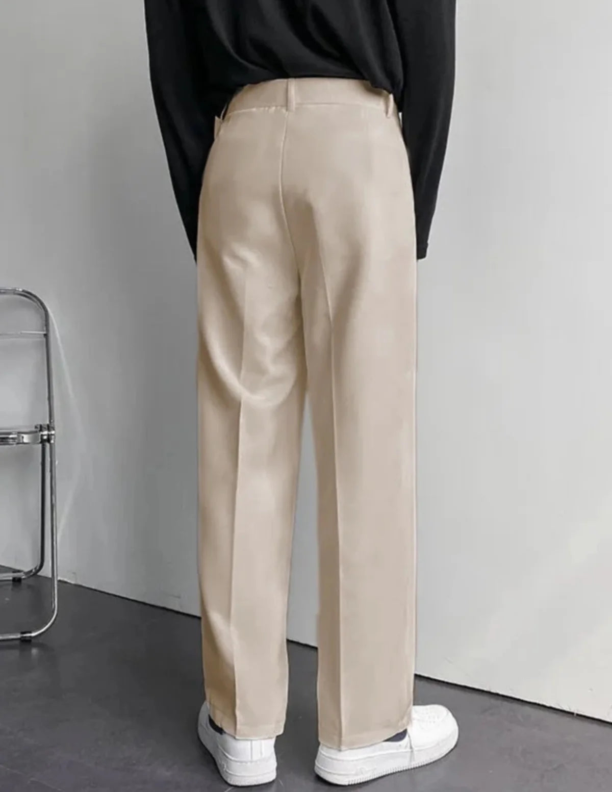 LIGHT BEIGE KOREAN PANTS
