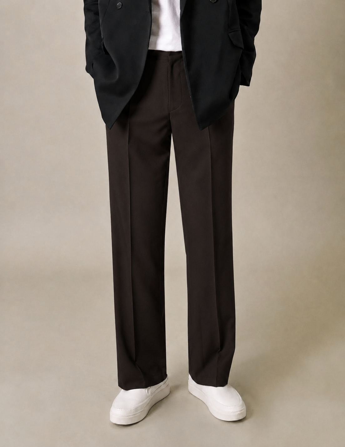 DARK BROWN JAPANESE PANTS