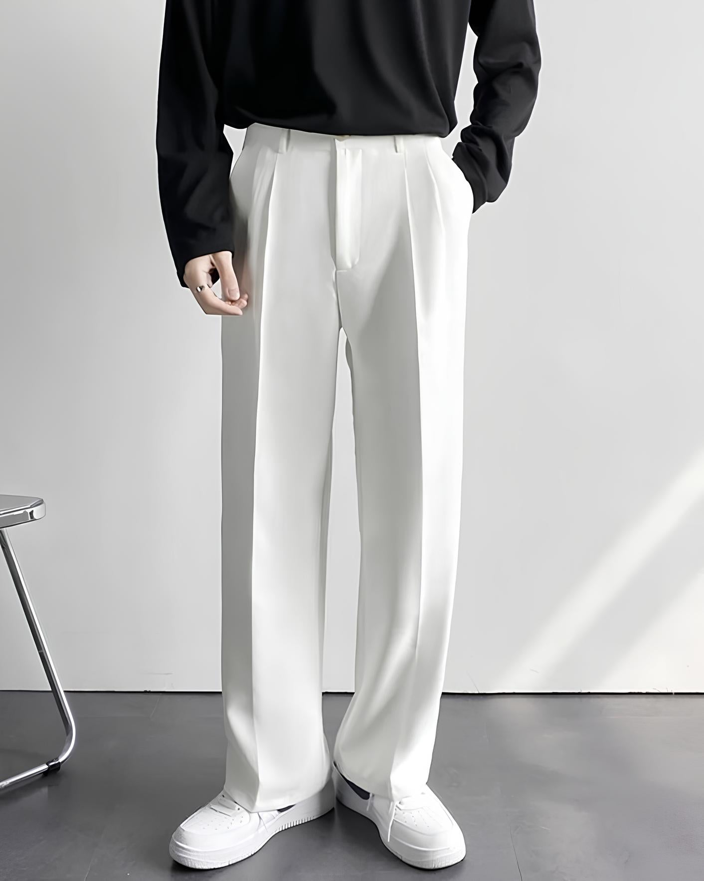 WHITE KOREAN PANTS