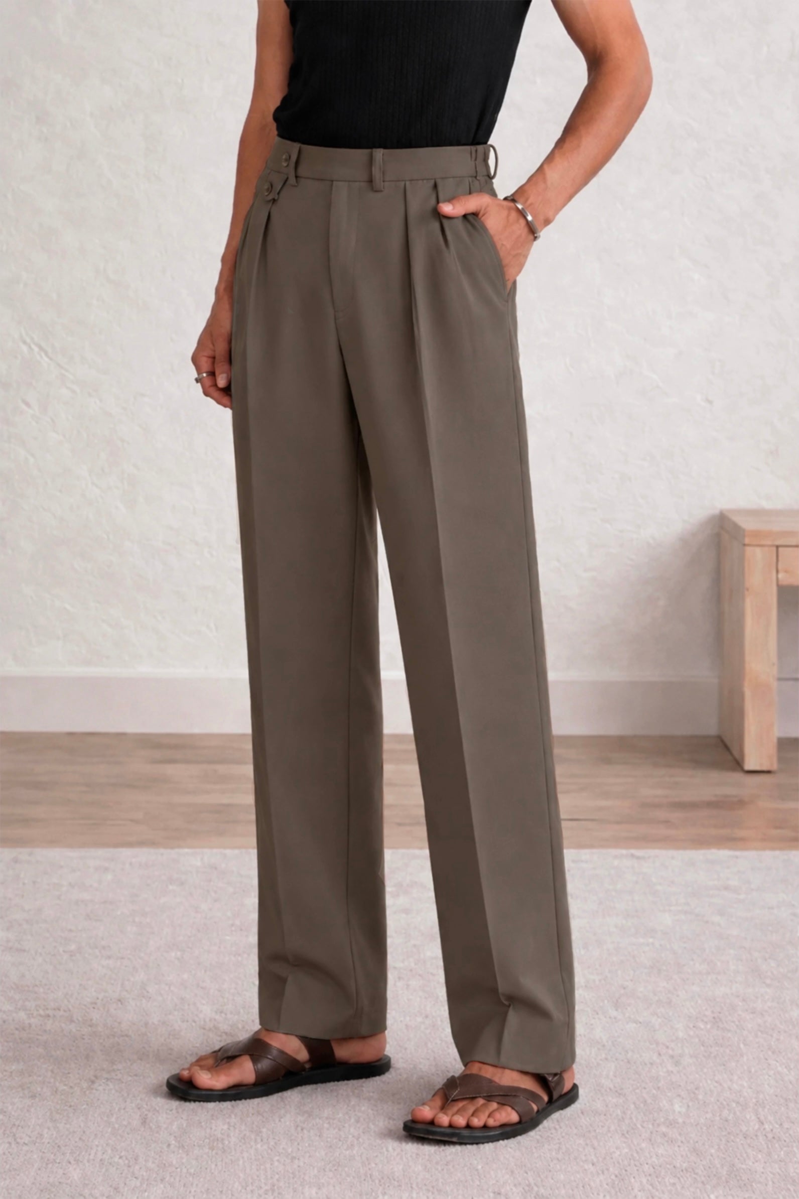 PEANUT BROWN GURKHA PANTS