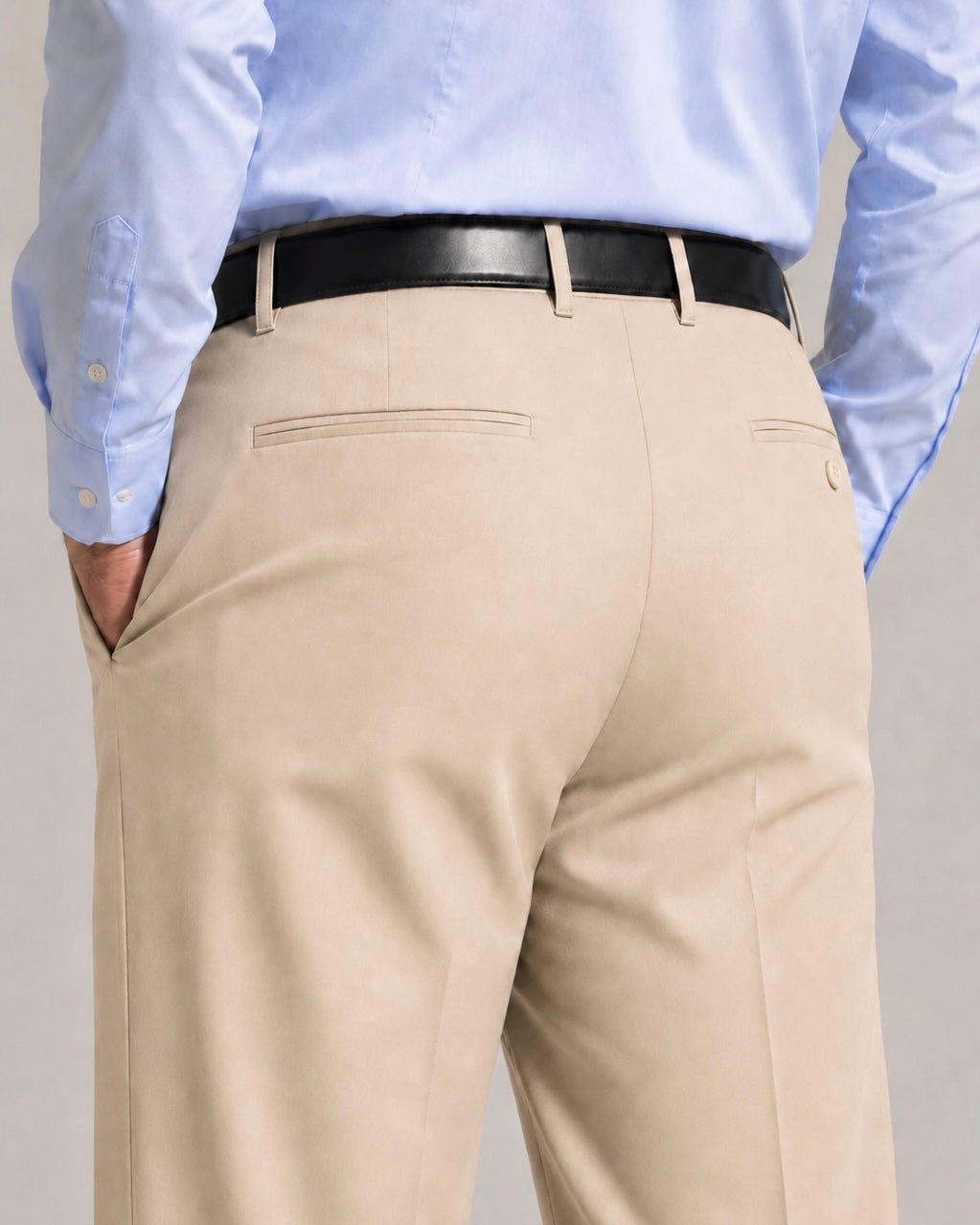 BEIGE PARALLEL PANTS