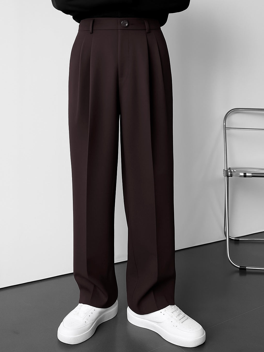 SMOKY BROWN KOREAN PANTS