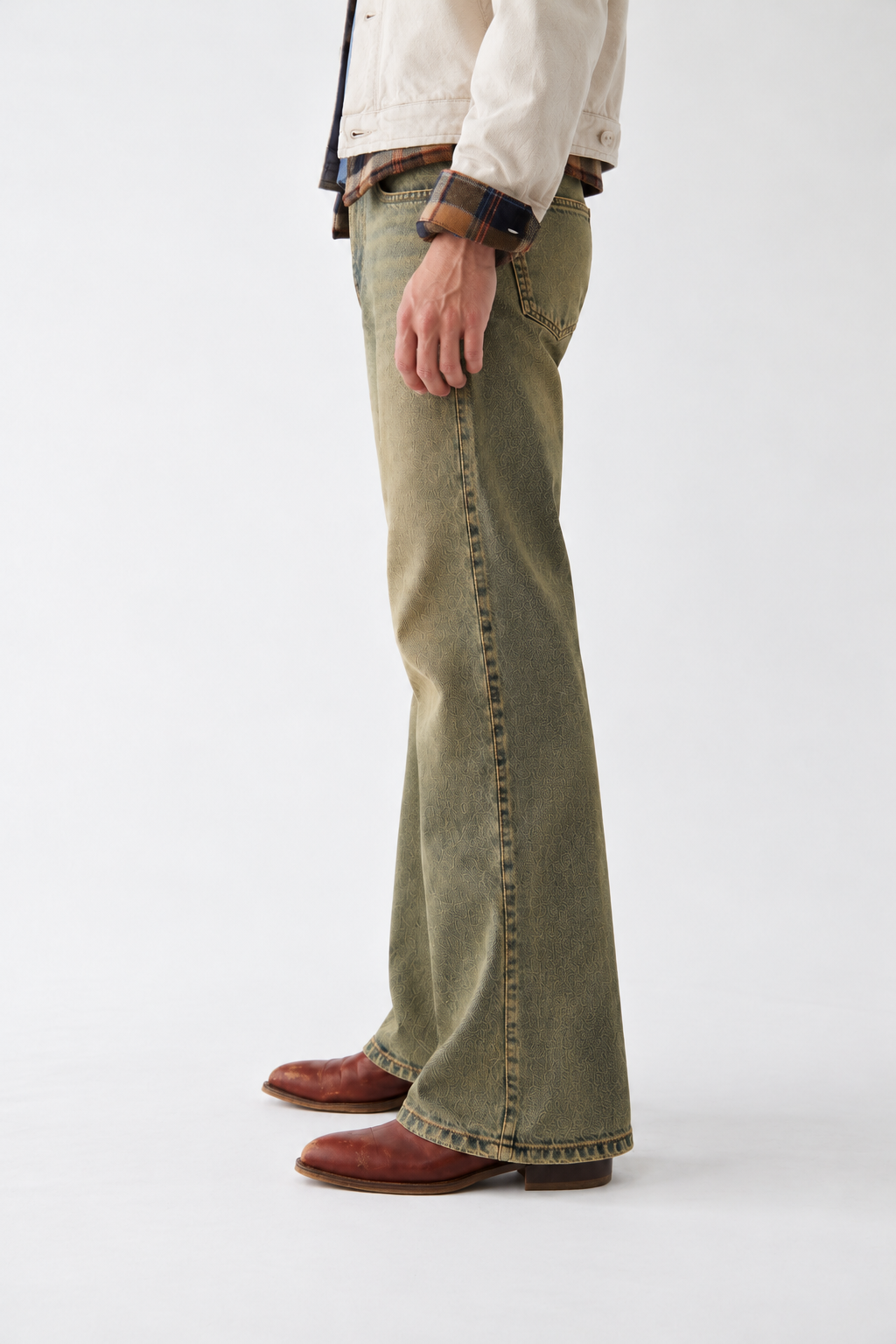 MATCHA BROWN  BOOTCUT DENIM