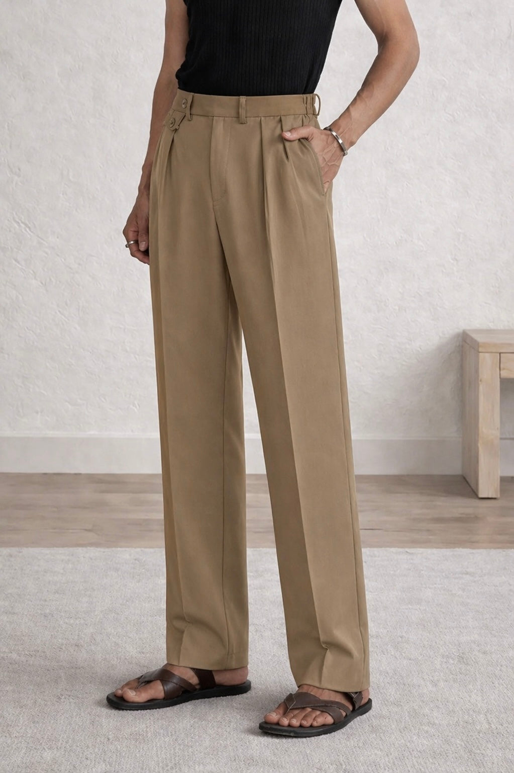 CAMEL BROWN GURKHA PANTS