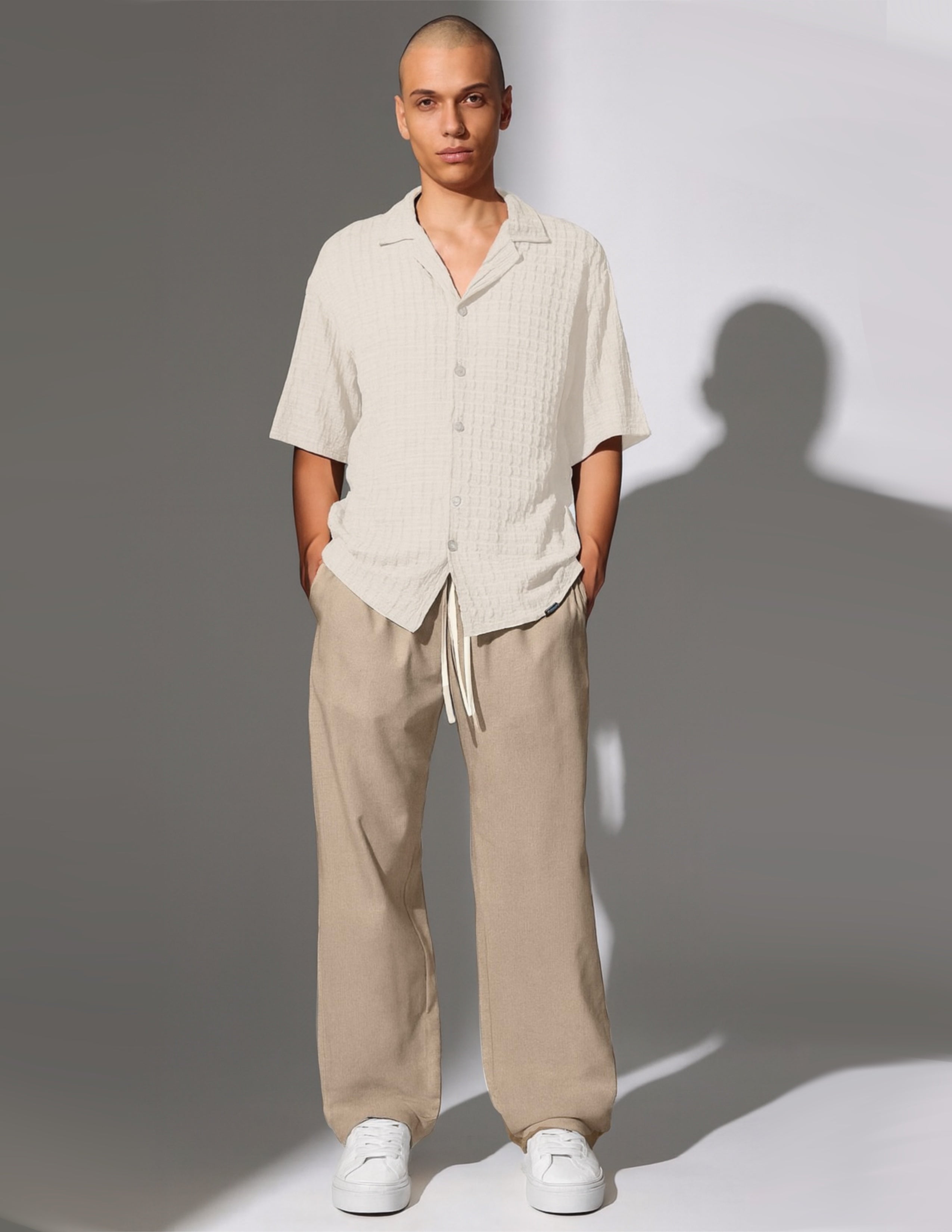 Mud brown Korean Linen Pants
