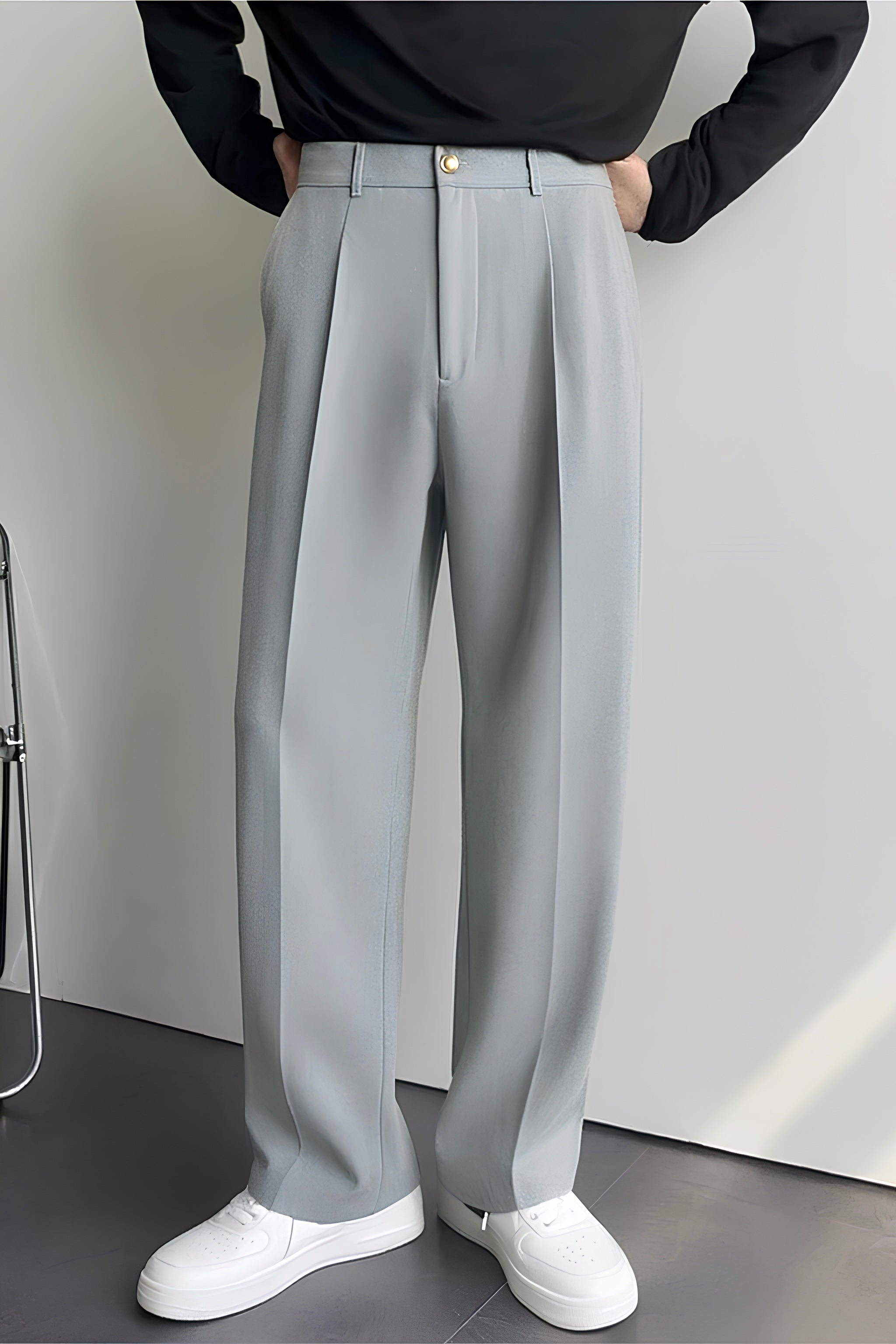 CROME GREY JAPANESE PANTS
