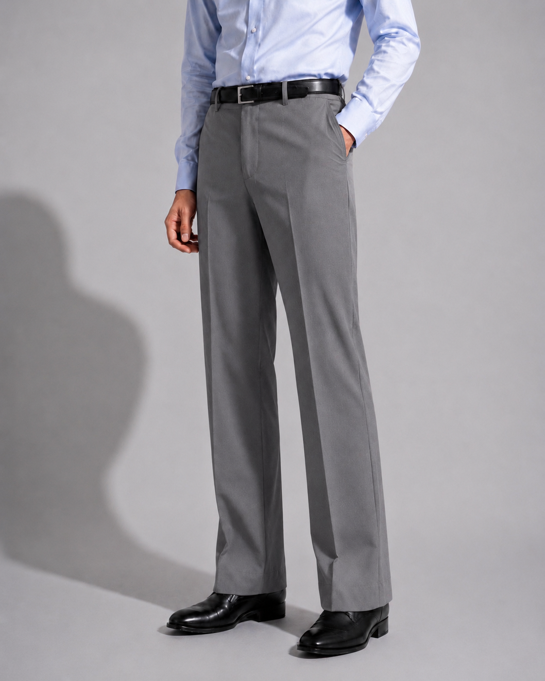 GREY PARALLEL PANTS
