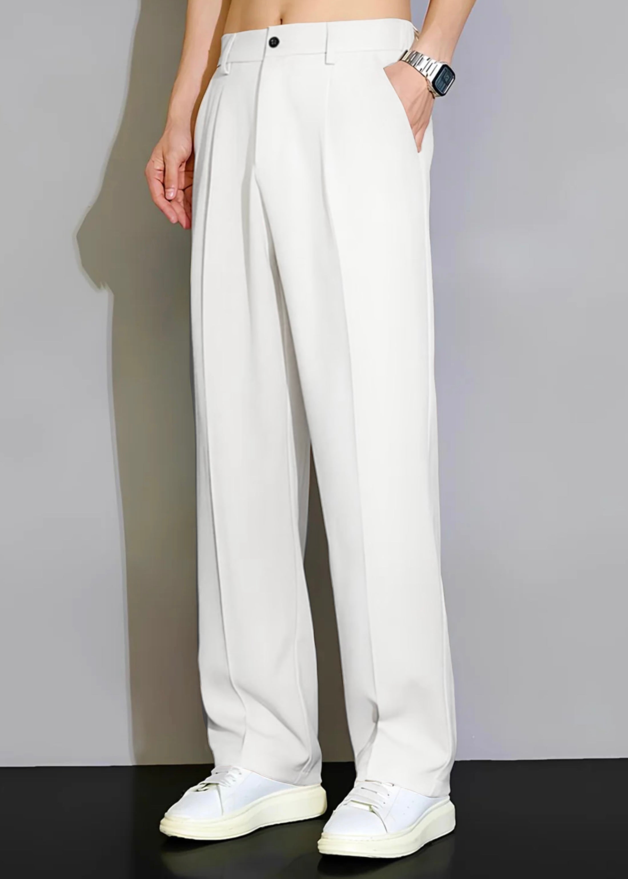 White Japanese pants