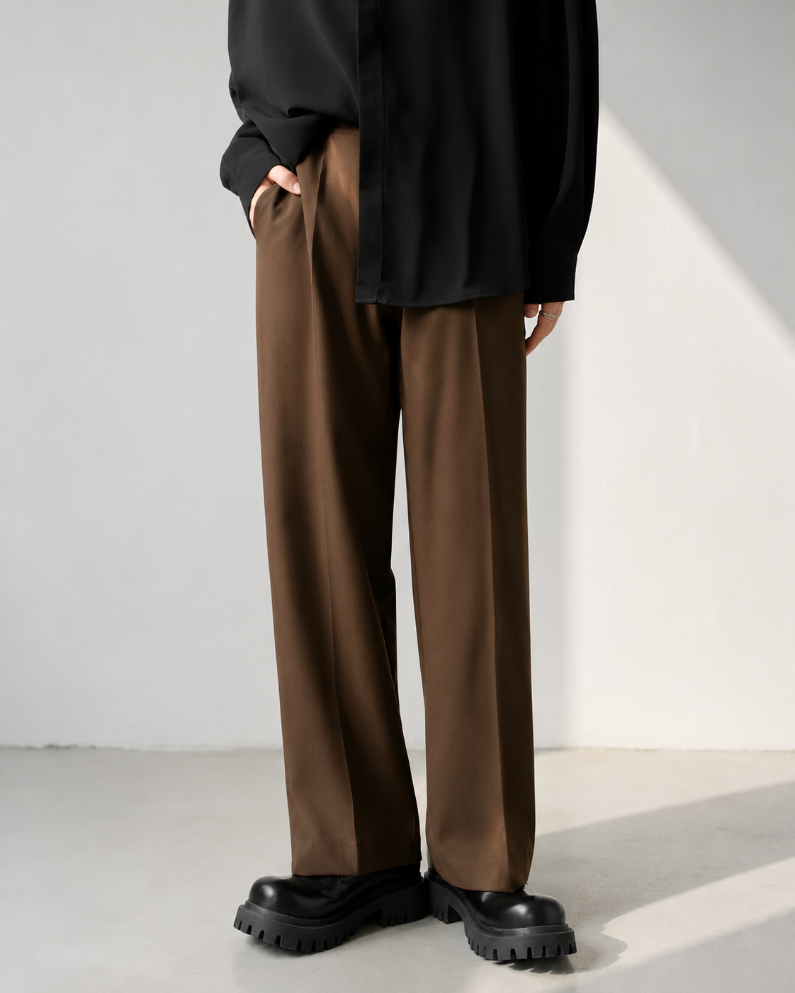 MUD BROWN JAPANESE PANTS