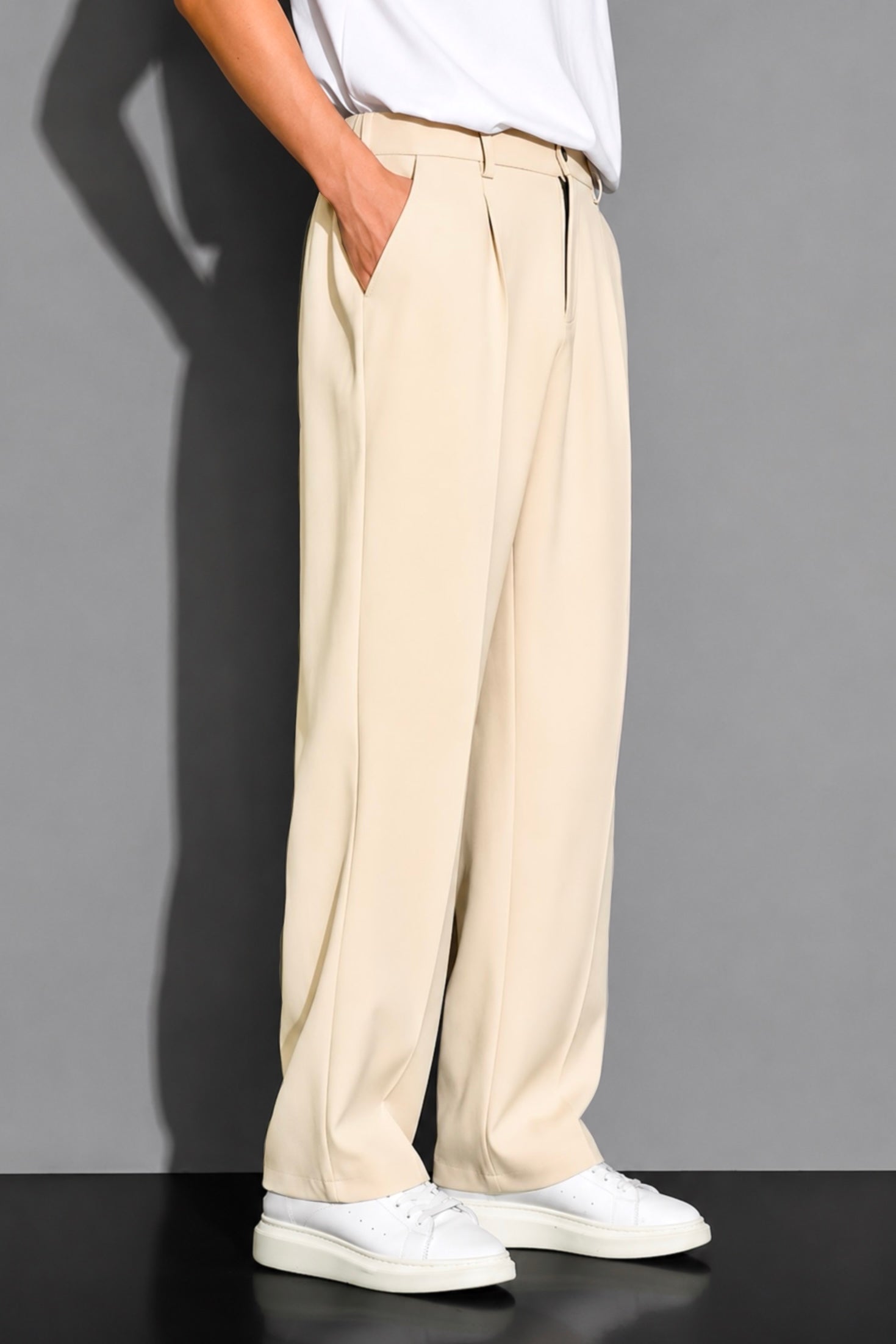 CREAM JAPANESE PANTS