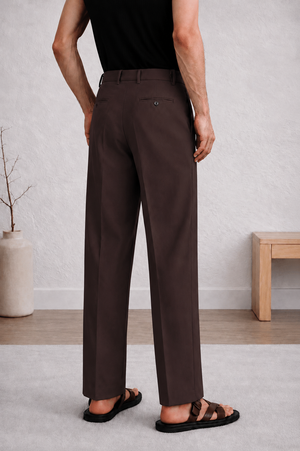 WINE GURKHA PANTS