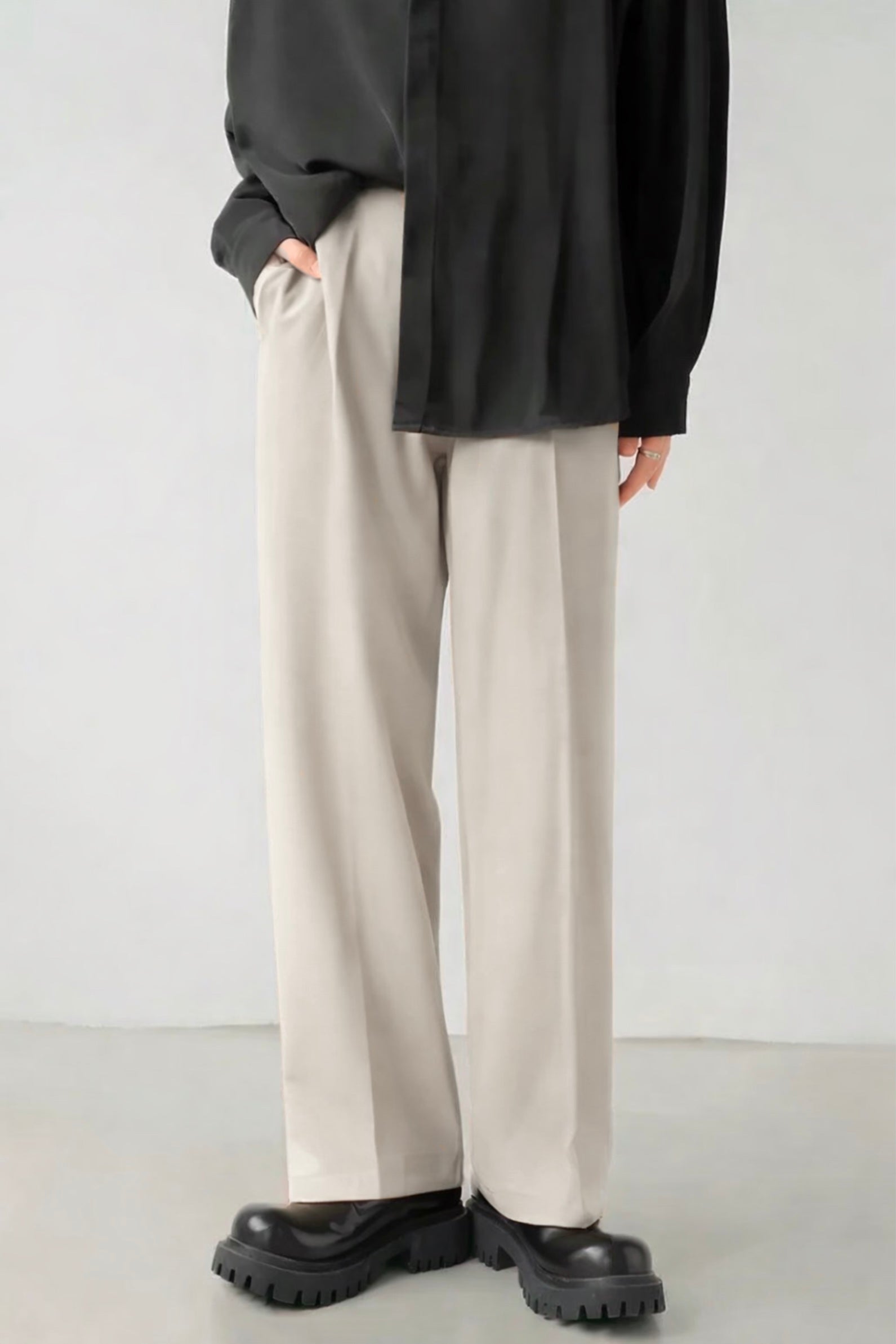 VIRAL MATTE BEIGE JAPANESE PANTS