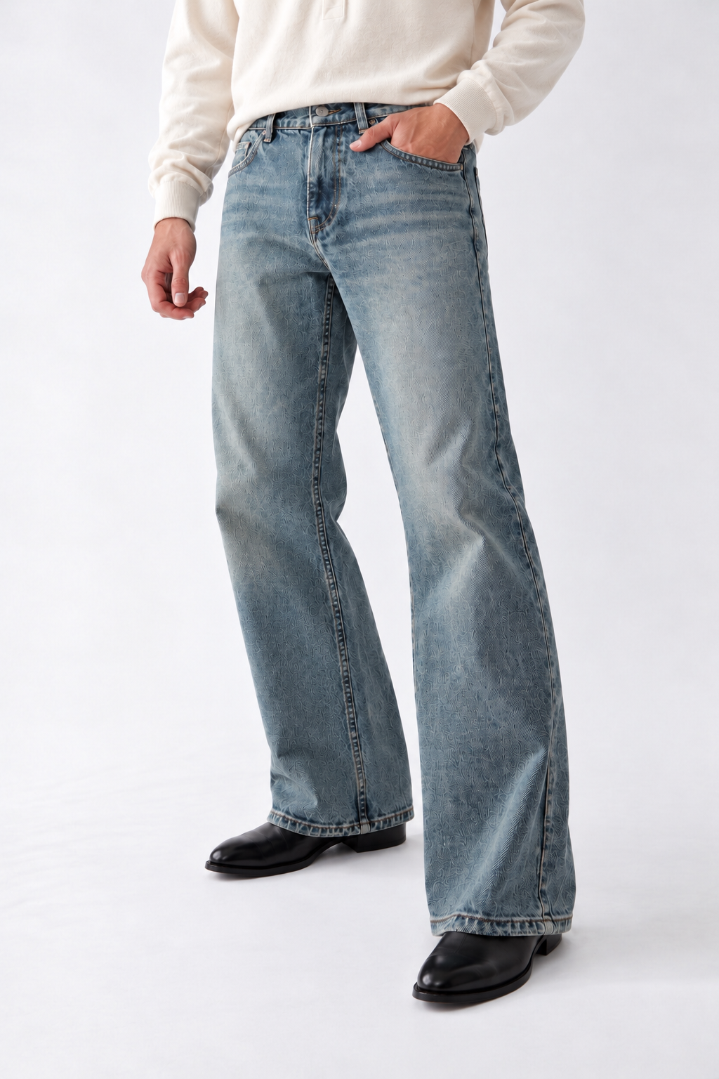 VINTAGE BLUE BOOTCUT DENIM