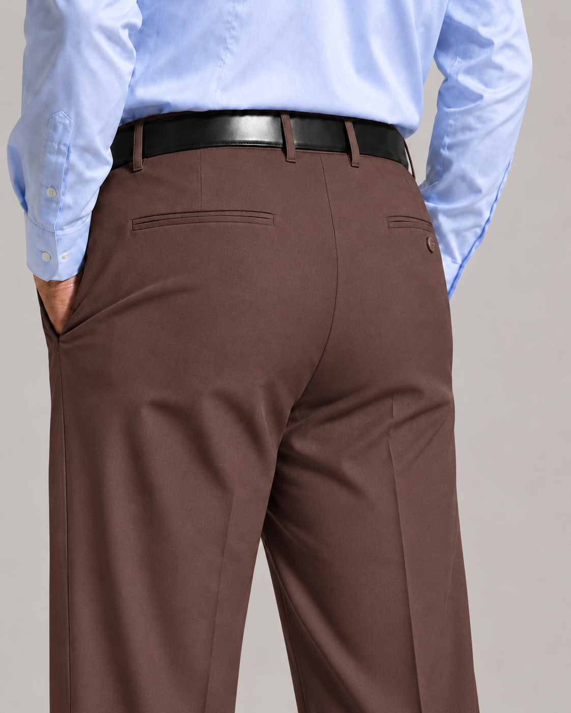 RUST BROWN PARALLEL PANTS
