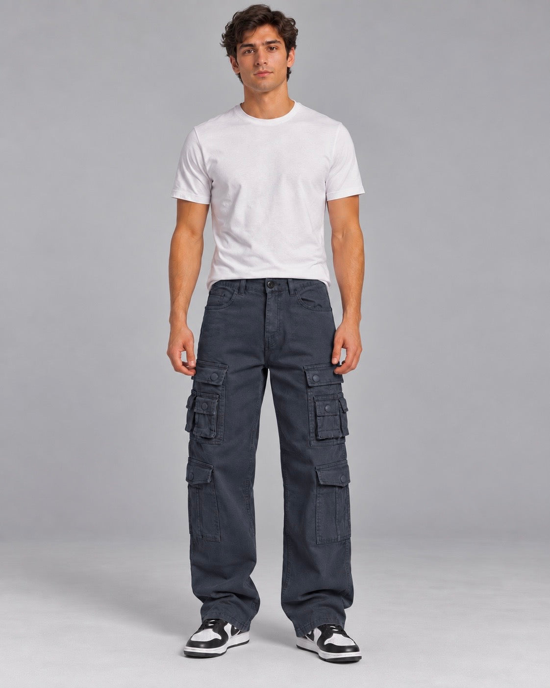 NAVY BLUE TWELVE POCKET DRIFT CARGO