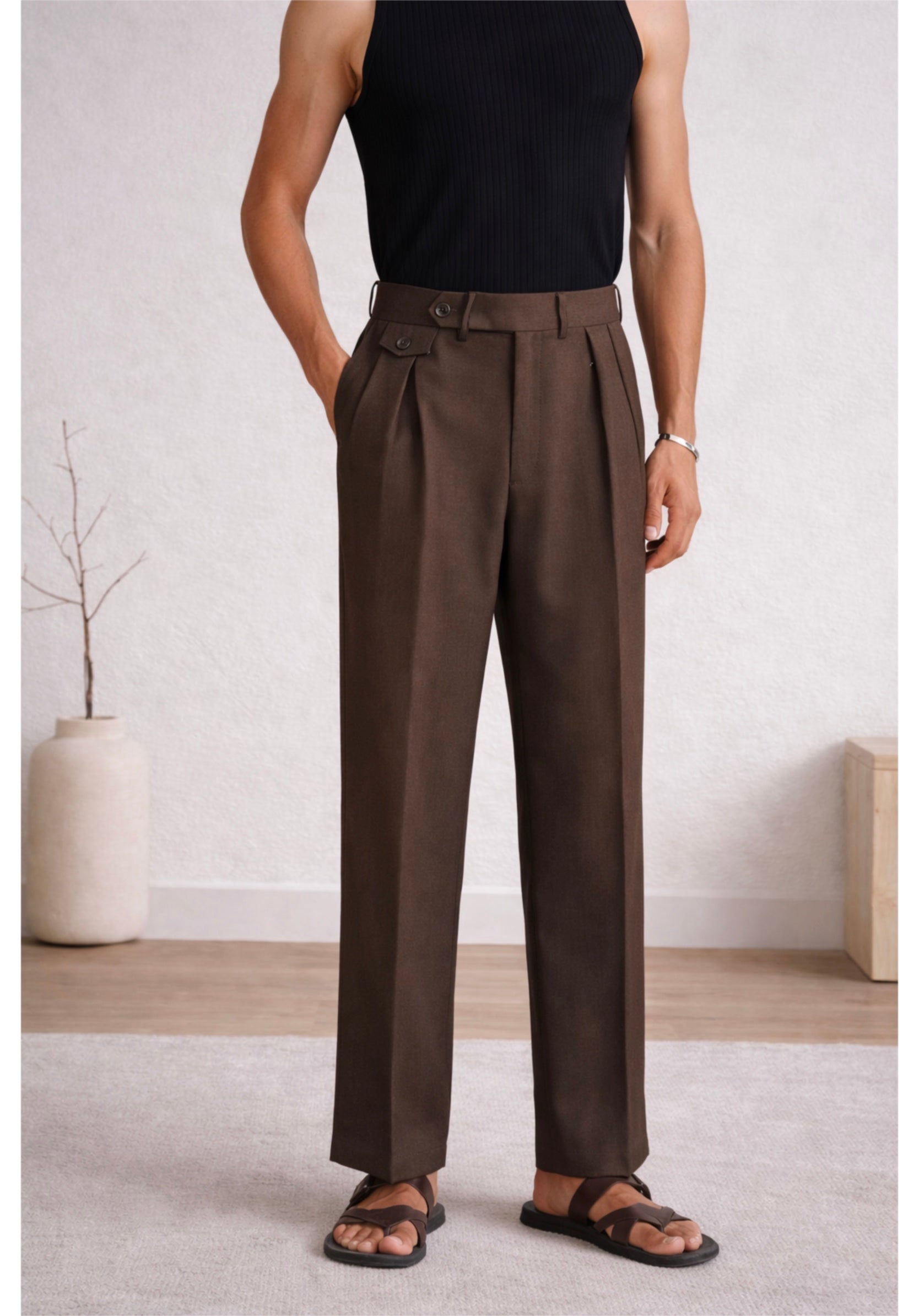 BROWN GURKHA PANTS