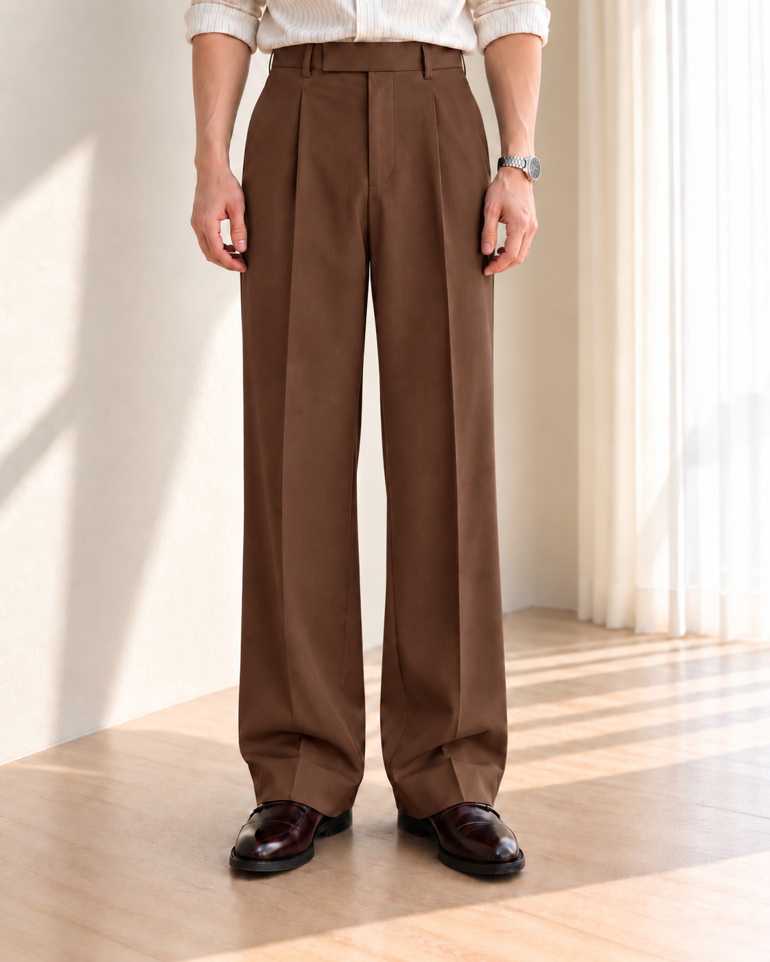 BROWN PRIME JAPANESE PANTS