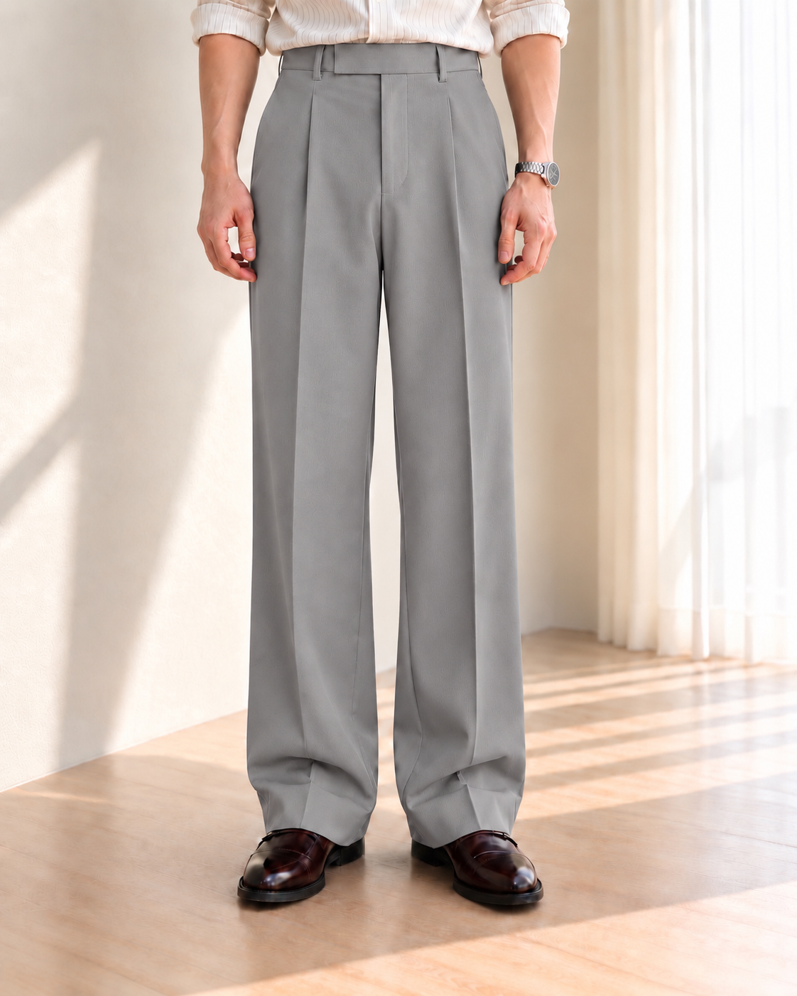 LIGHT GREY PRIME JAPANESE PANTS