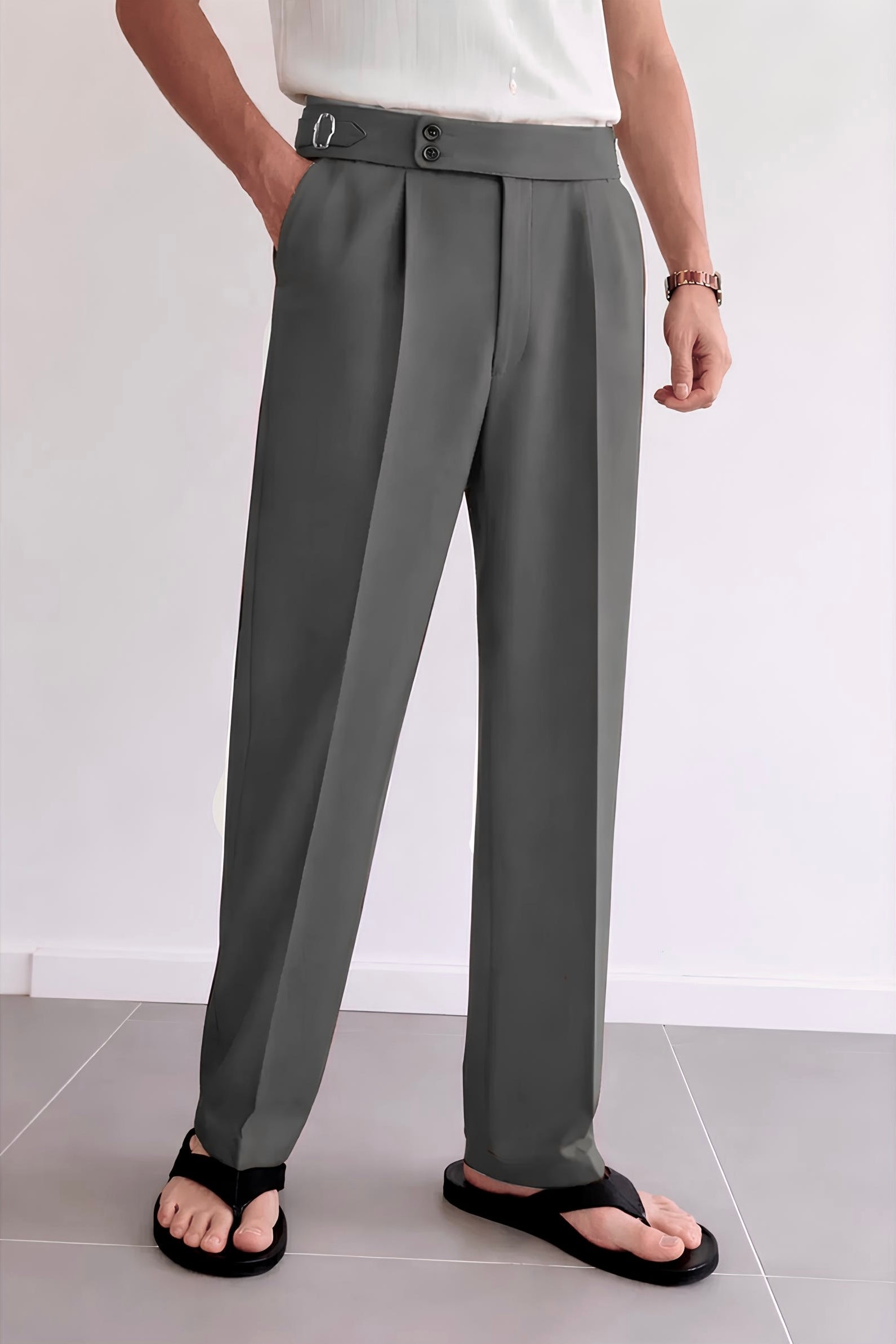 GREY SPANISH PANTS
