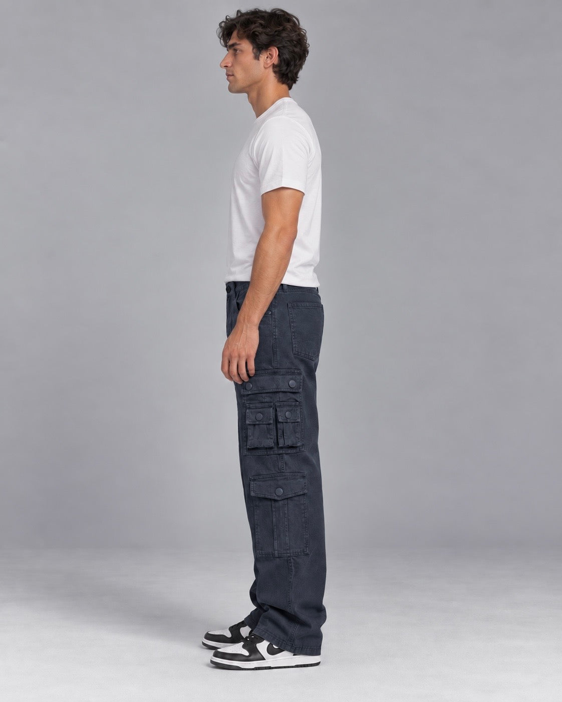 NAVY BLUE TWELVE POCKET DRIFT CARGO