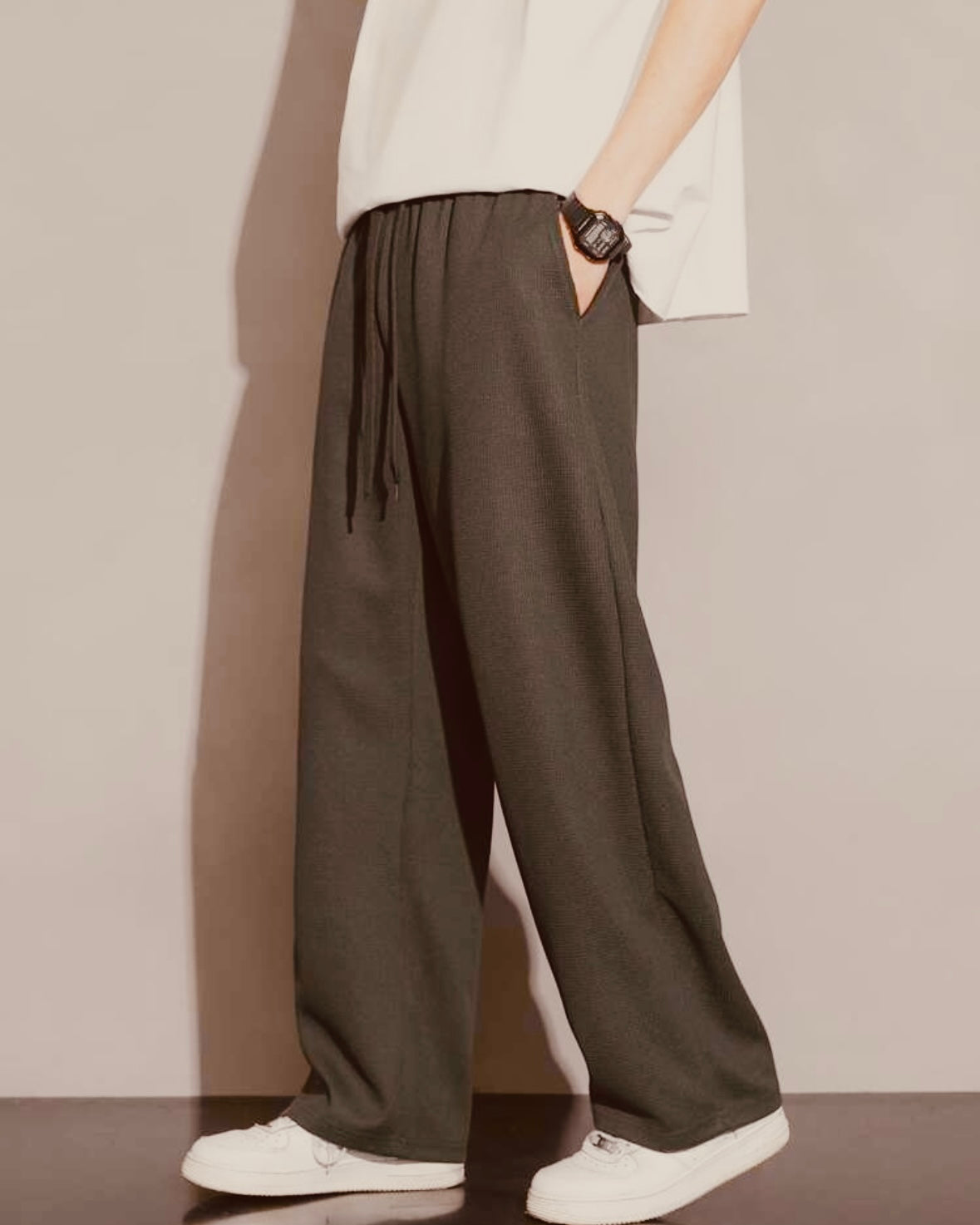 Brown Sweat Pants