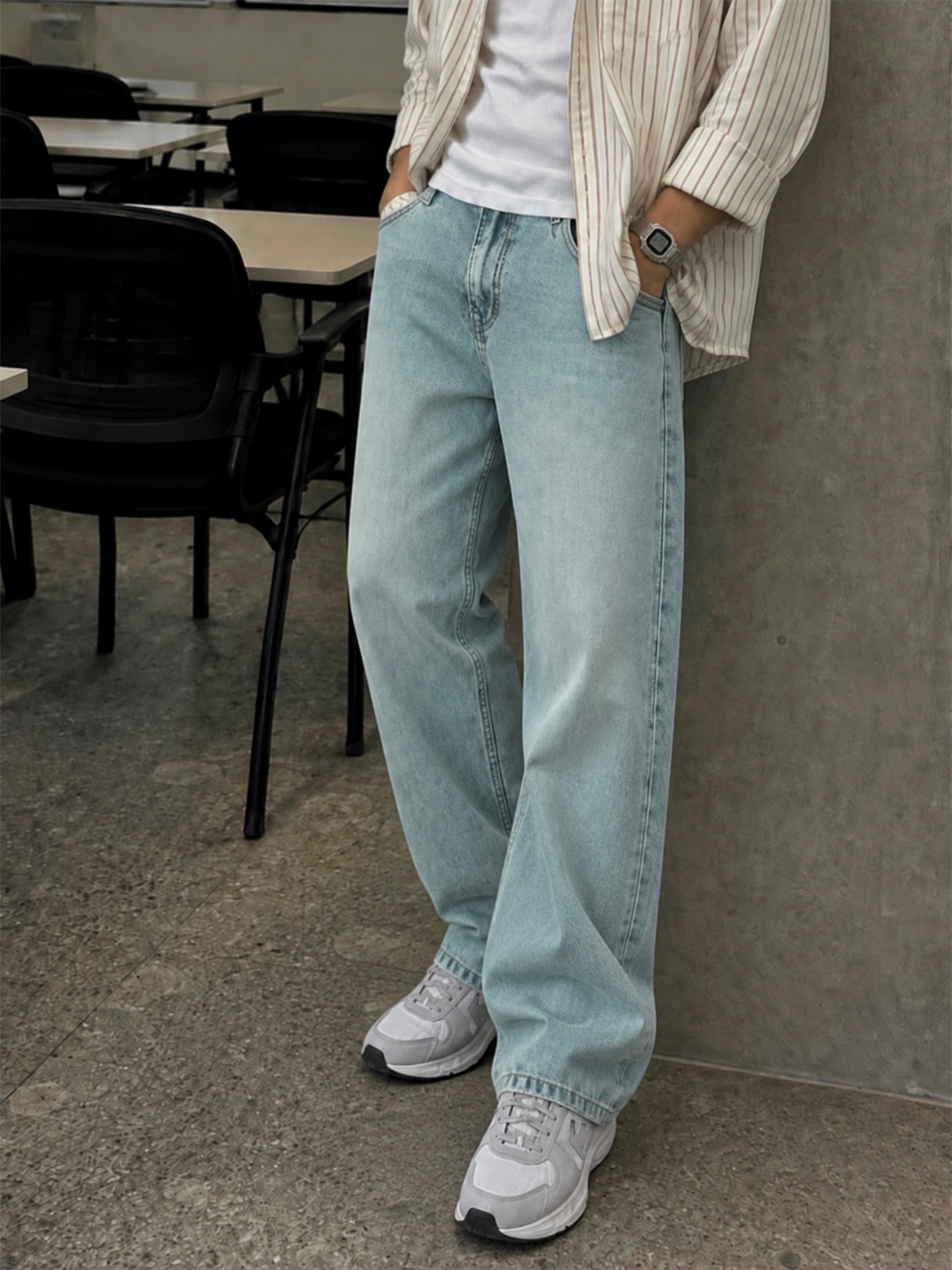 AIR BRUSHED BLUE DENIM