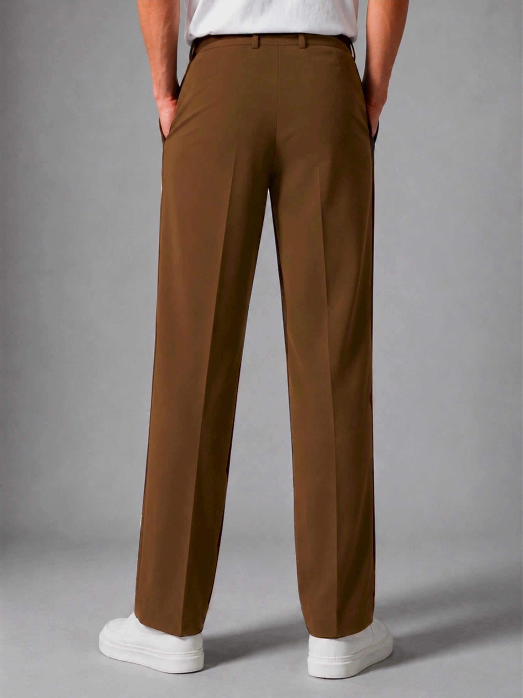 TERRACOTTA BROWN JAPANESE PANTS