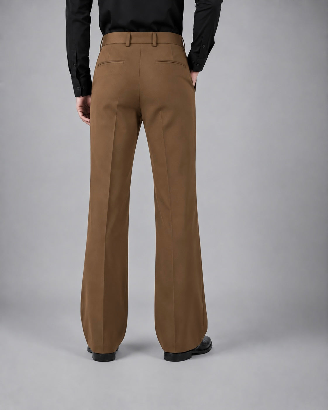 LIGHT BROWN BOOTCUT PANTS