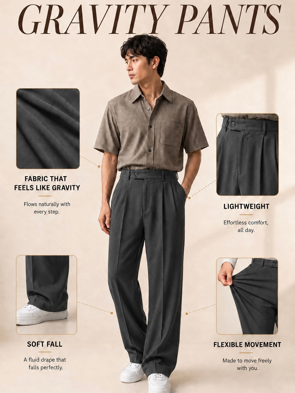 GREY GRAVITY PANTS