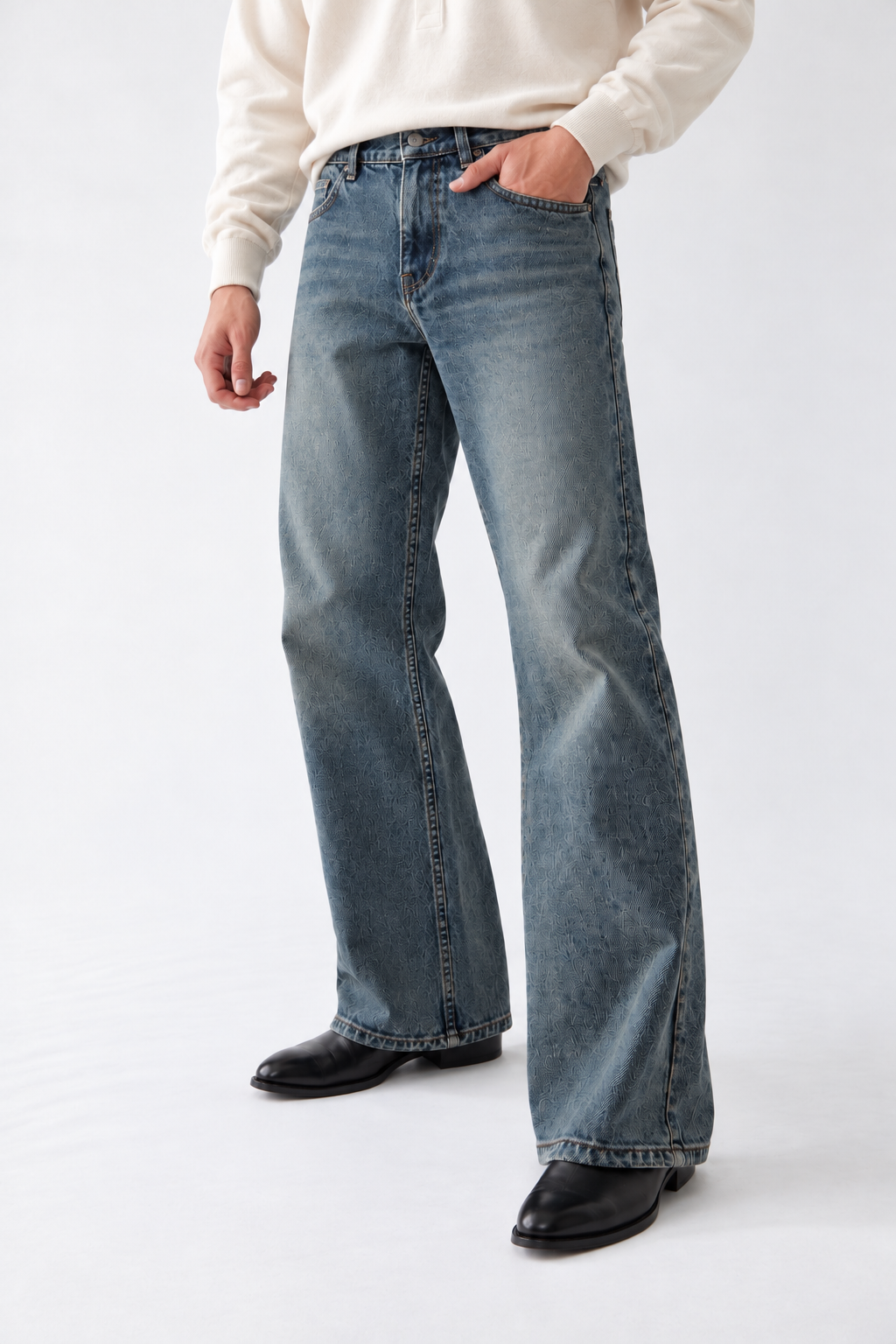 FLEX BLUE BOOTCUT DENIM
