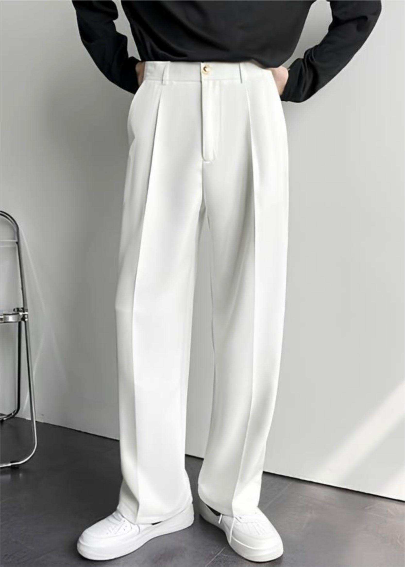 White Japanese pants