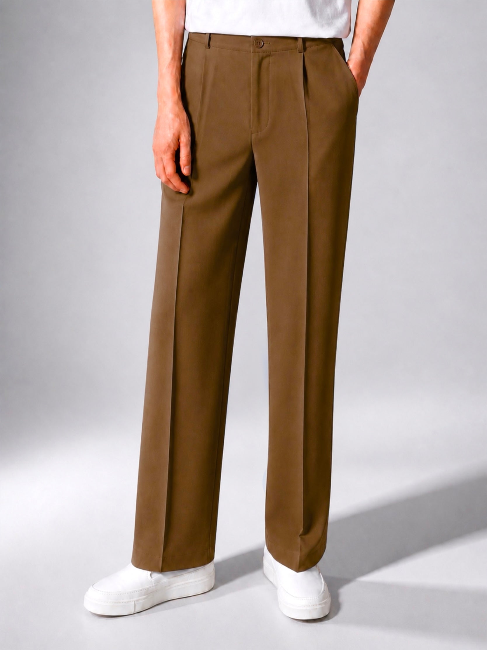 TERRACOTTA BROWN JAPANESE PANTS