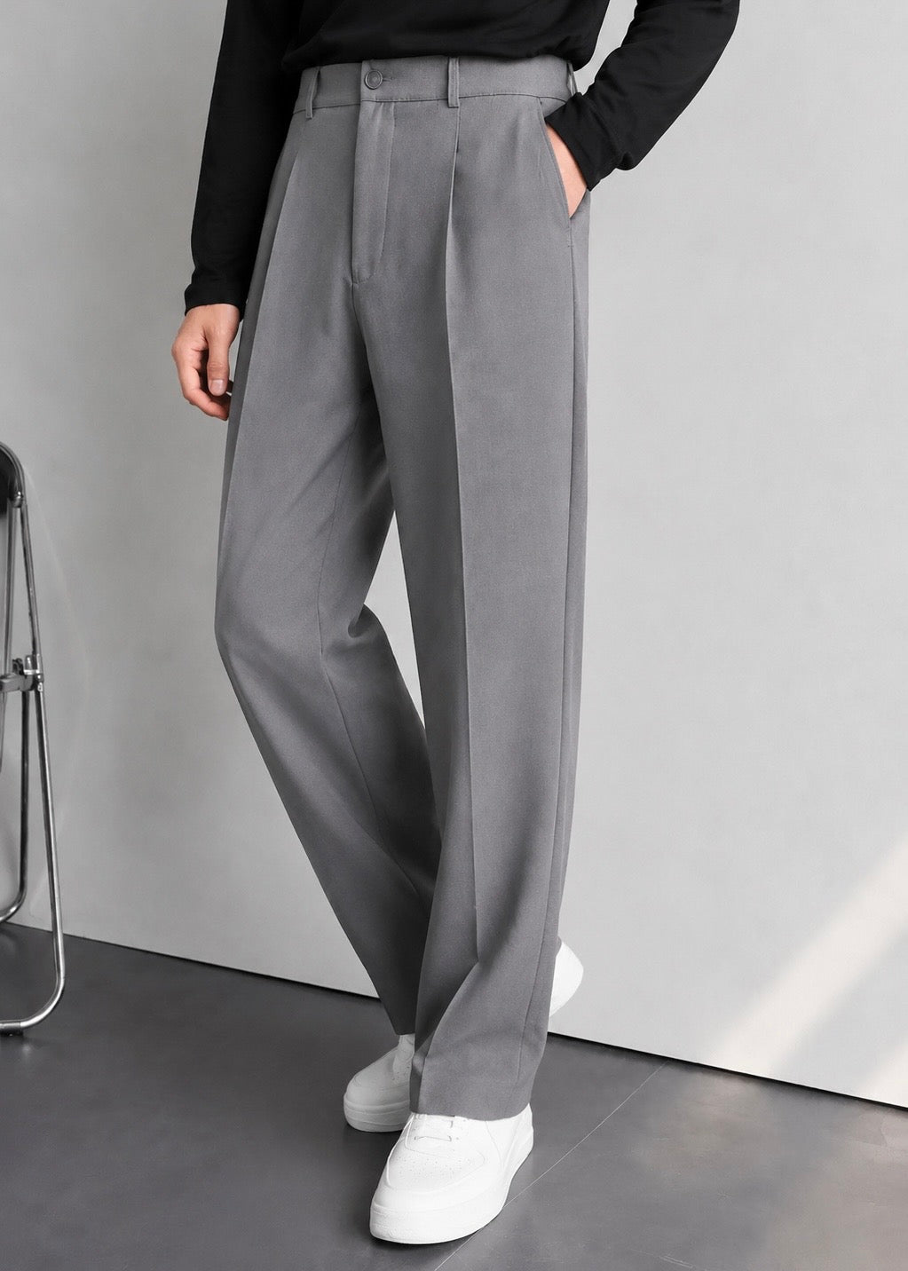 ASH GREY JAPANESE PANTS