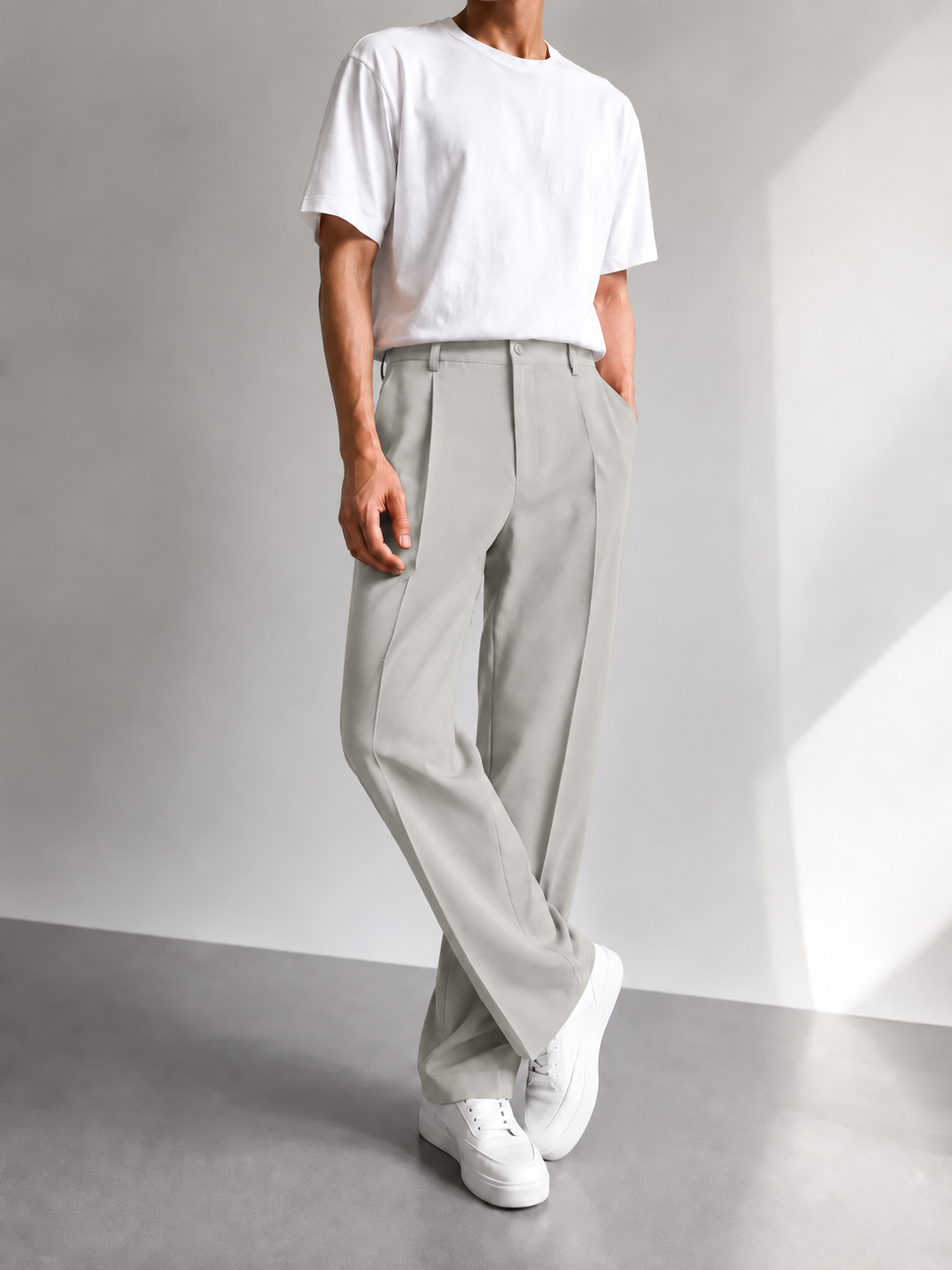 CLOUD GREY JAPANESE PANTS