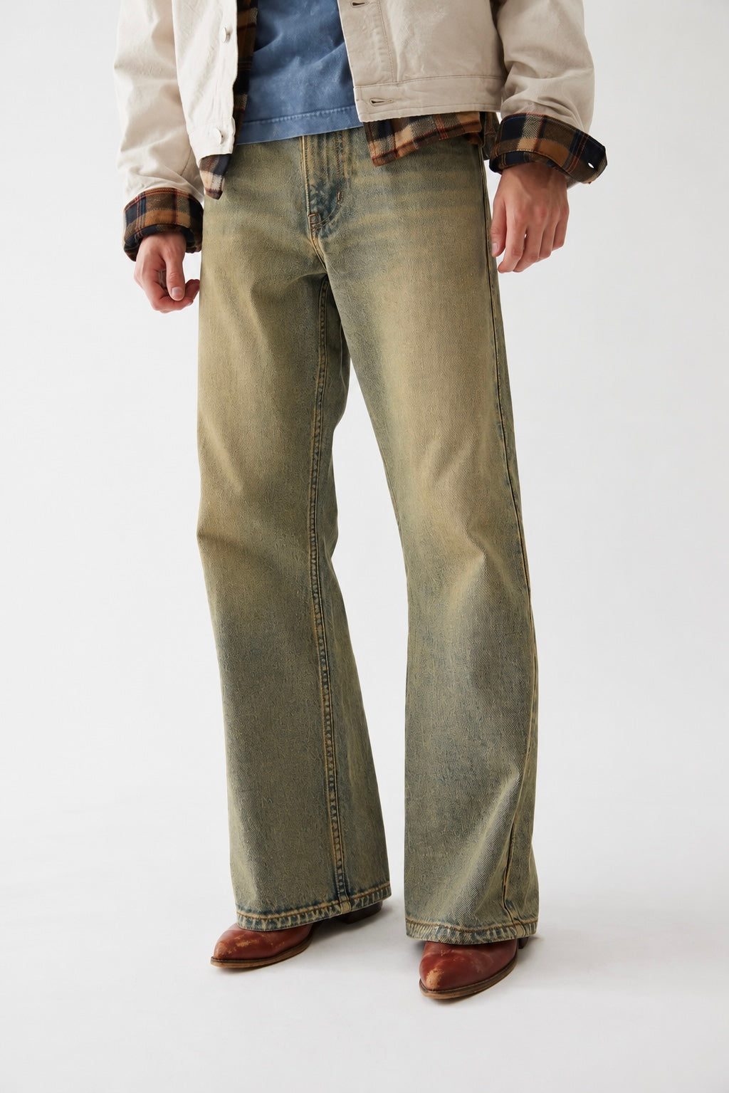 MATCHA BROWN  BOOTCUT DENIM