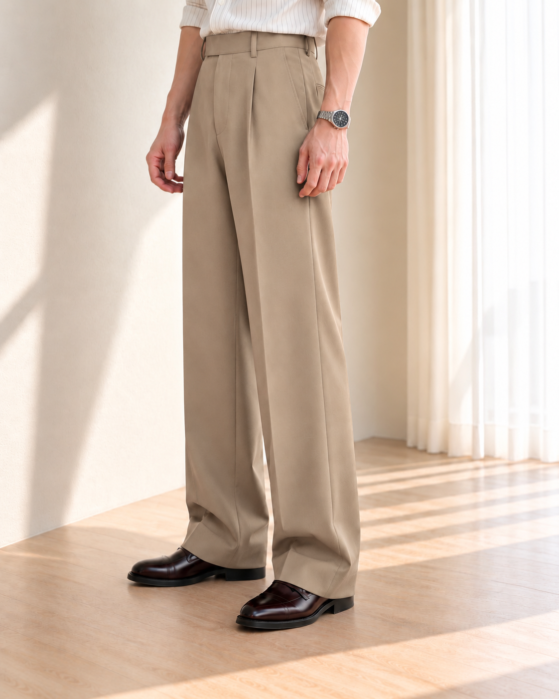 DARK BEIGE PRIME JAPANESE PANTS
