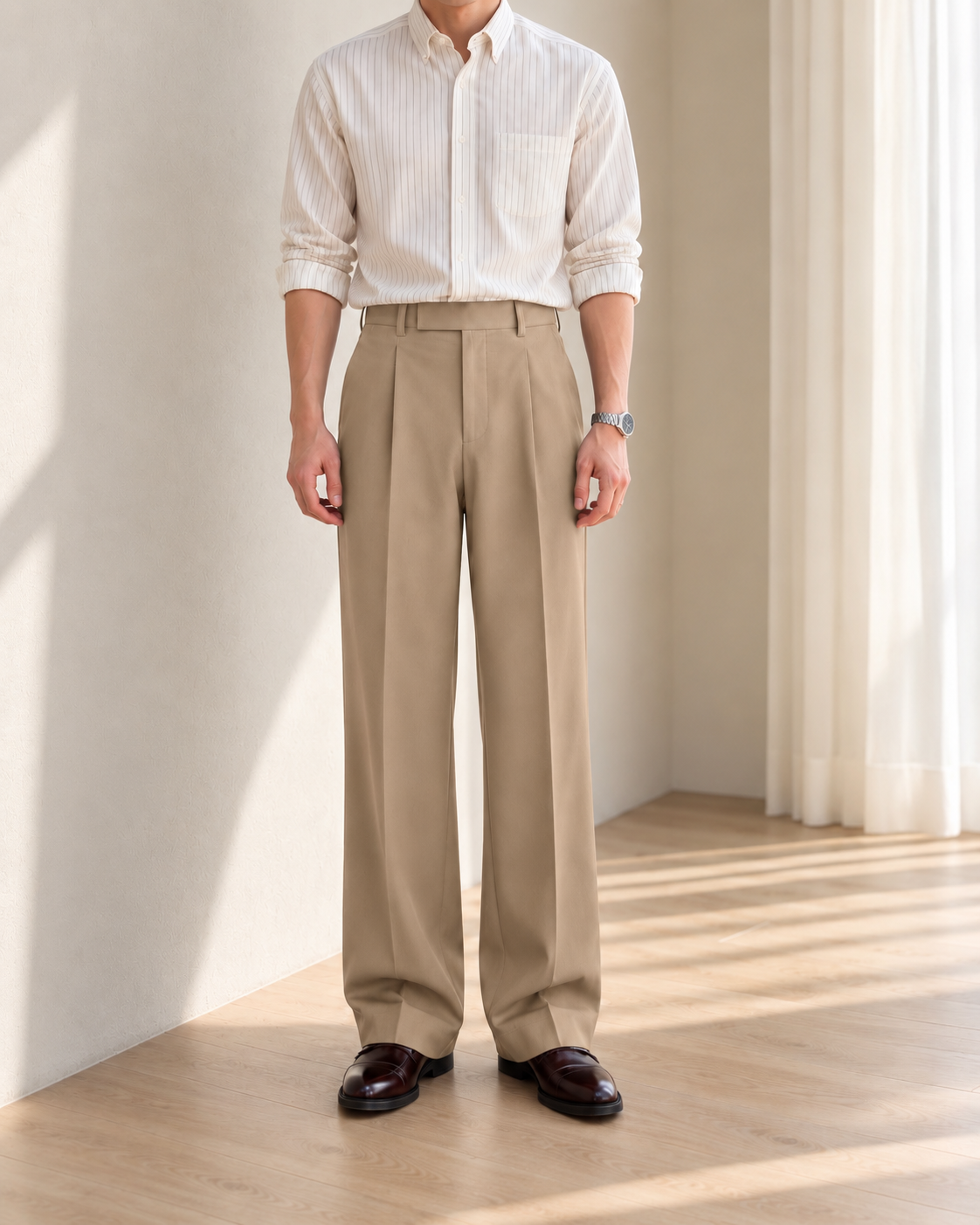 DARK BEIGE PRIME JAPANESE PANTS
