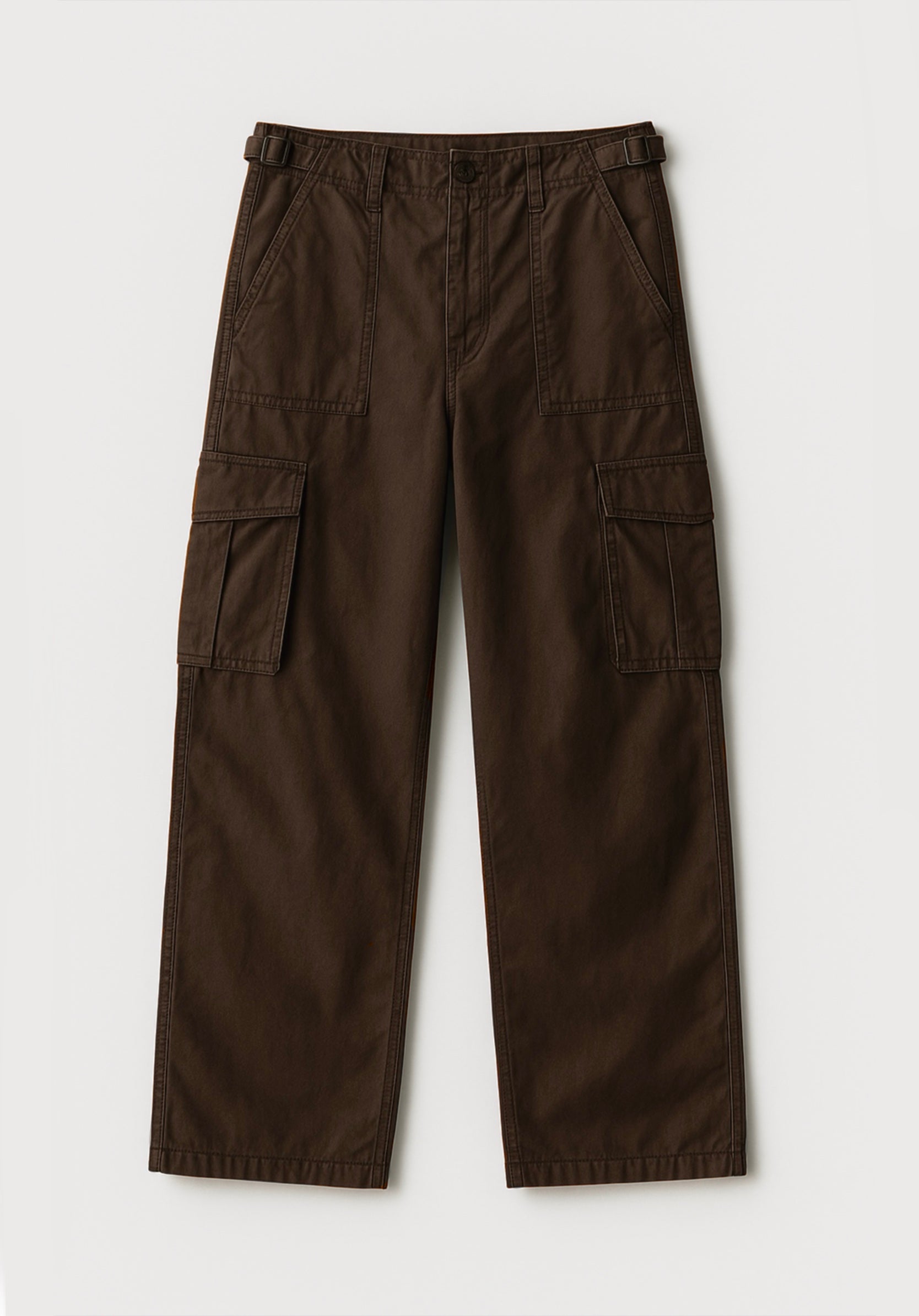 Dark Brown adjustable cargos