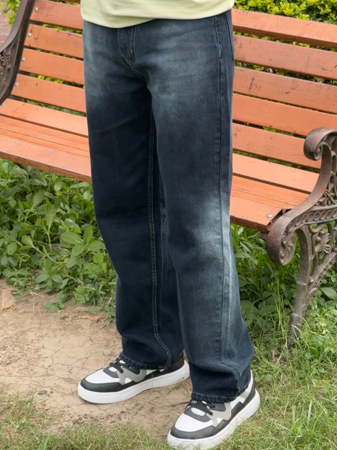 MIDNIGHT BLACK SIDEFADE DENIM