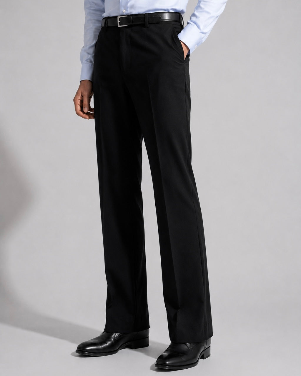 BLACK PARALLEL PANTS
